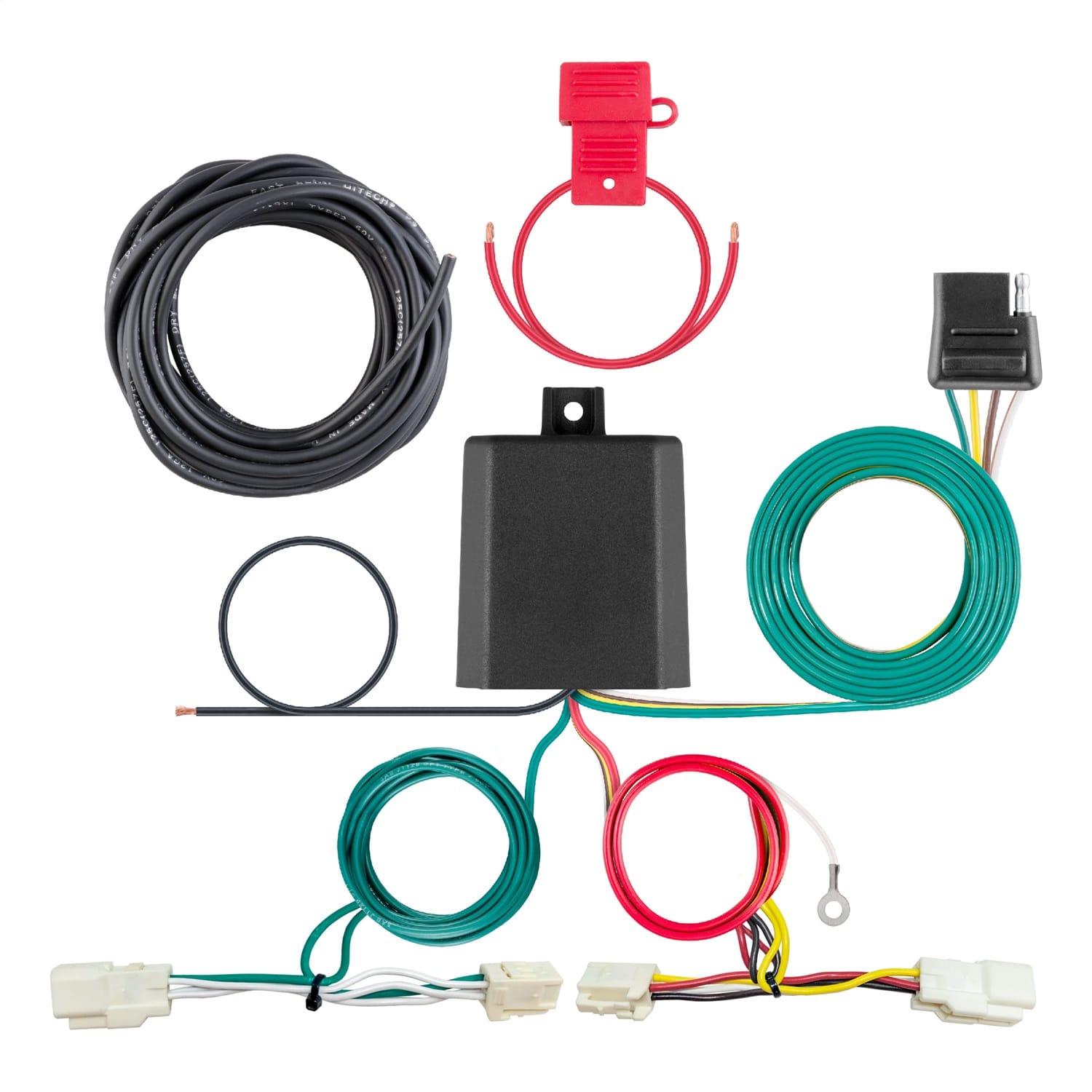 Custom Wiring Harness; 4-Way Flat Output; Select Mitsubishi Outlander thumbnail 2
