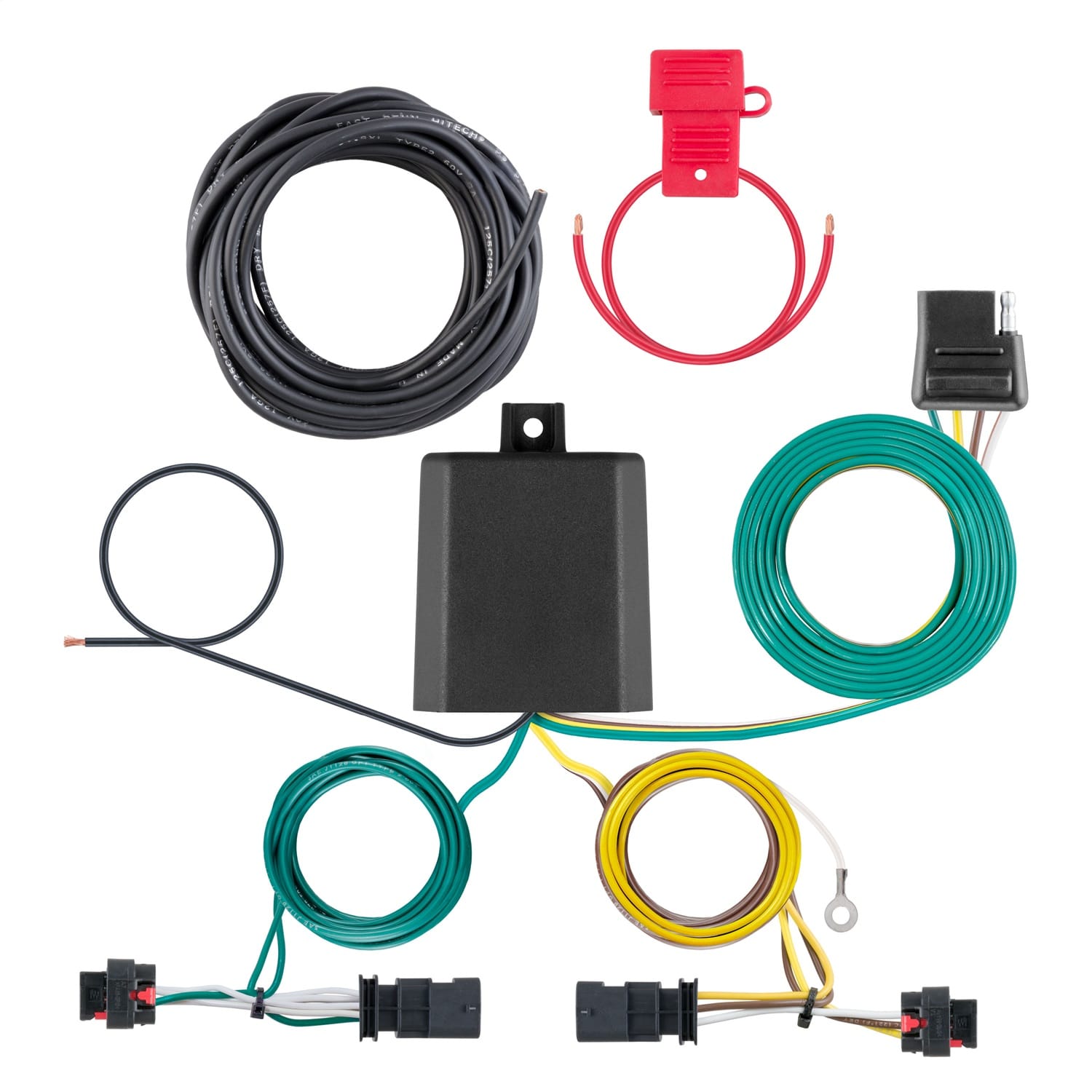 Custom Wiring Harness; 4-Way Flat Output; Select Jeep Compass thumbnail 2