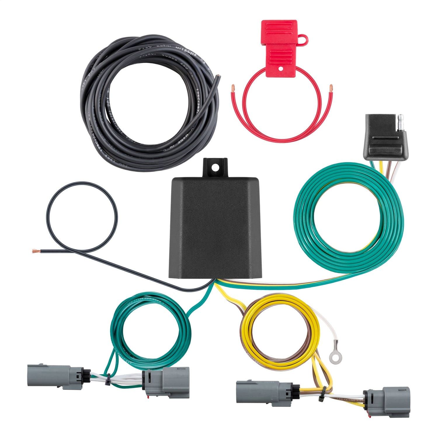 Custom Wiring Harness; 4-Way Flat Output; Select Ford Maverick thumbnail 2