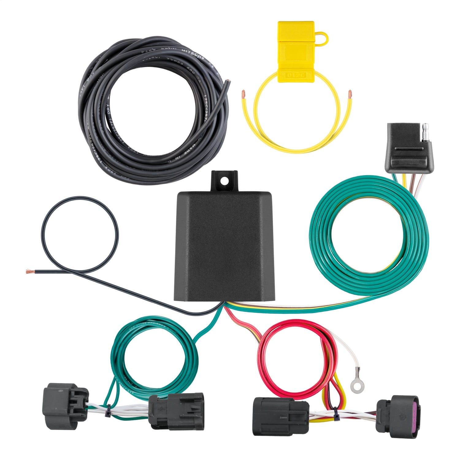 Custom Wiring Harness; 4-Way Flat Output; Select Ram ProMaster 1500; 2500; 3500 thumbnail 2