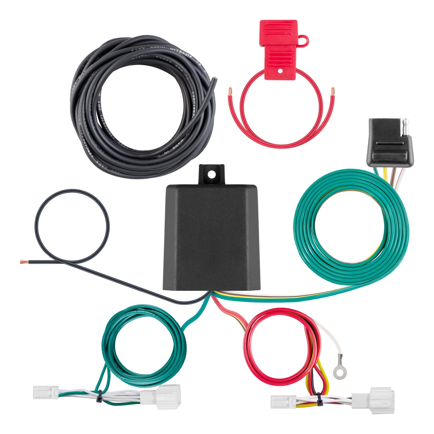 Custom Wiring Harness; 4-Way Flat Output; Select Mitsubishi Outlander Sport
