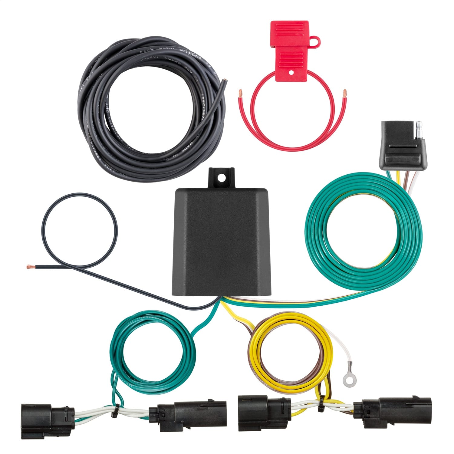 Custom Wiring Harness; 4-Way Flat Output; Select Chrysler Pacifica