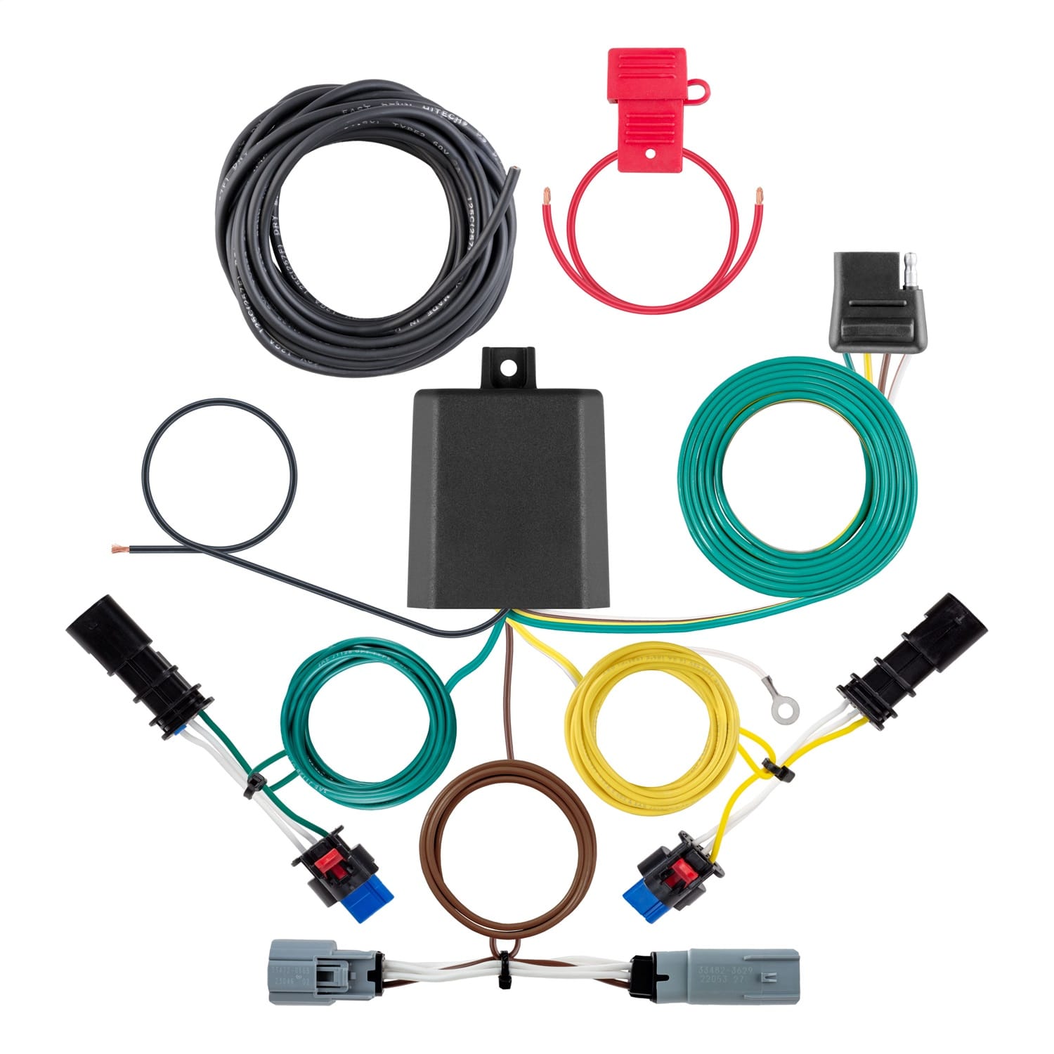 Custom Wiring Harness; 4-Way Flat Output; Select Buick Envista