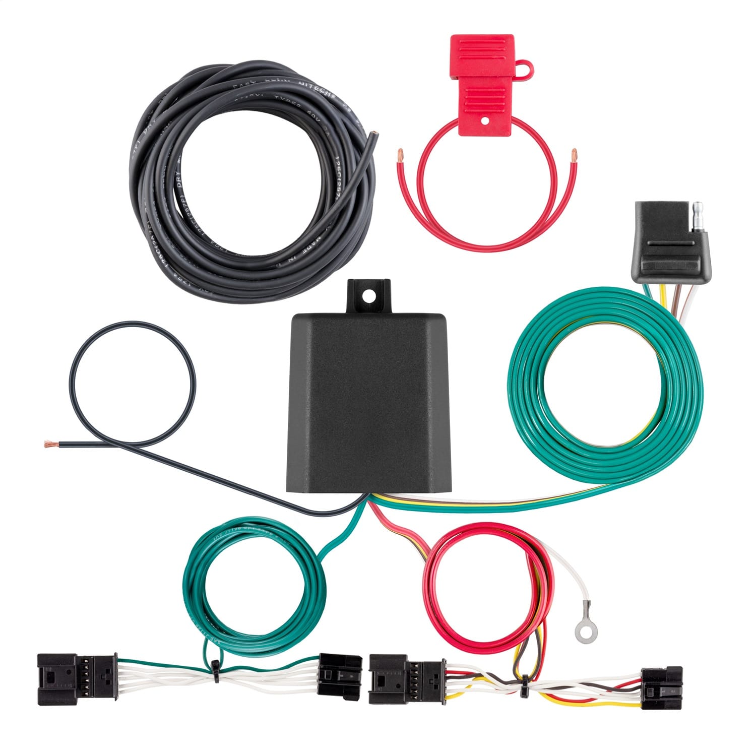 Custom Wiring Harness; 4-Way Flat Output; Select Volvo XC60