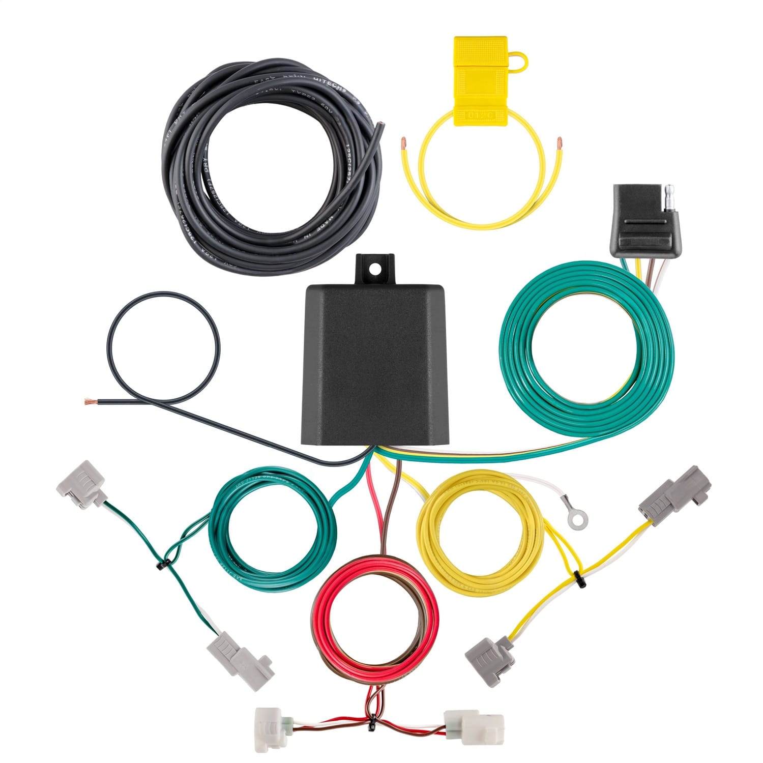 Custom Wiring Harness; 4-Way Flat Output; Select Toyota Camry