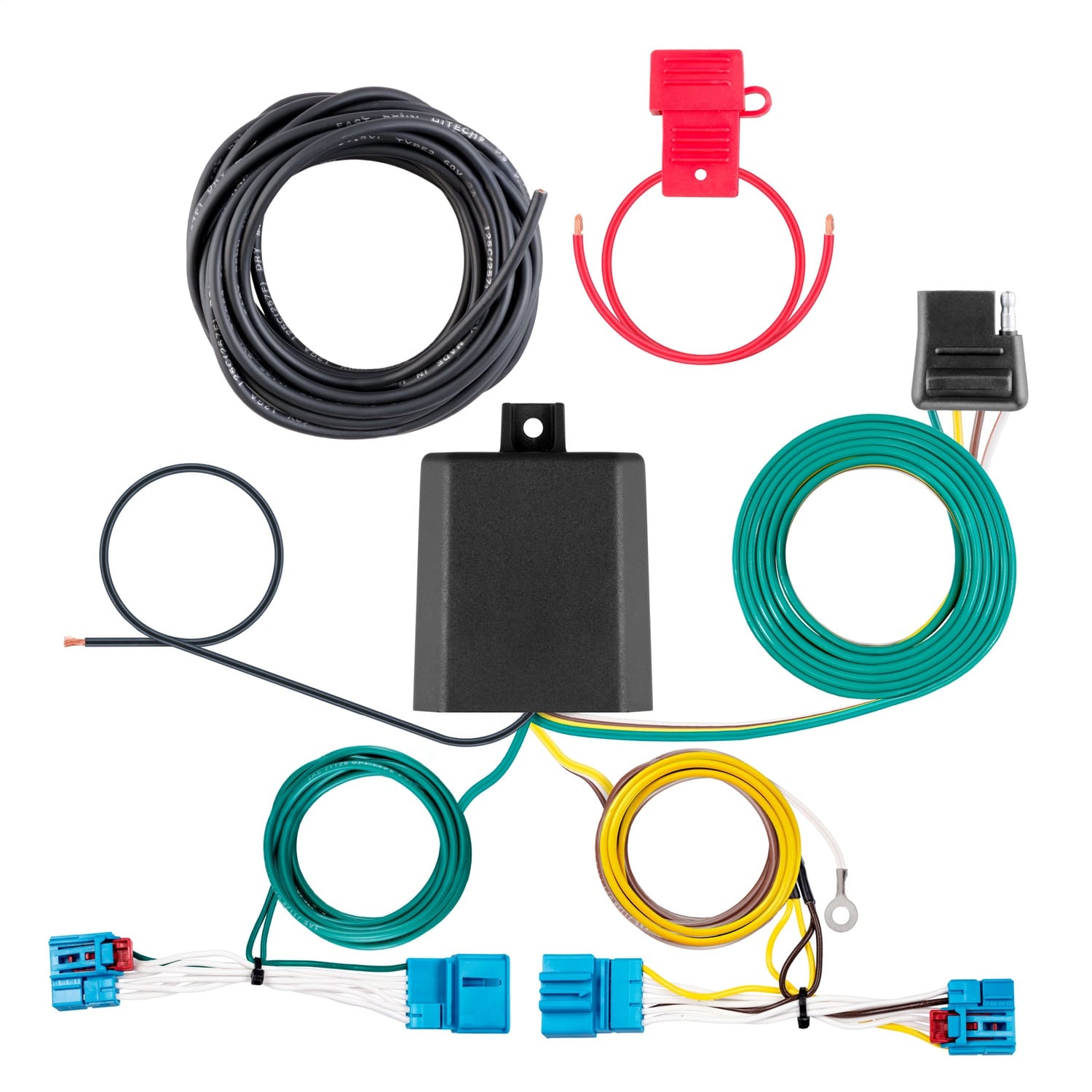 Custom Wiring Harness; 4-Way Flat Output; Select Volkswagen ID. Buzz