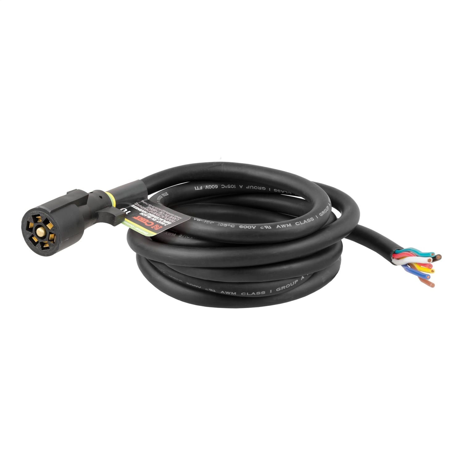 Replacement 7-Way RV Blade with 10ft. Wires (Trailer Side)