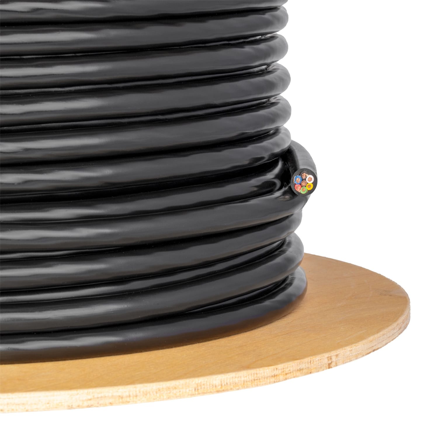 7-Wire Trailer Cable Wiring; 250ft. Spool; 12/14 Gauge Wire thumbnail 3