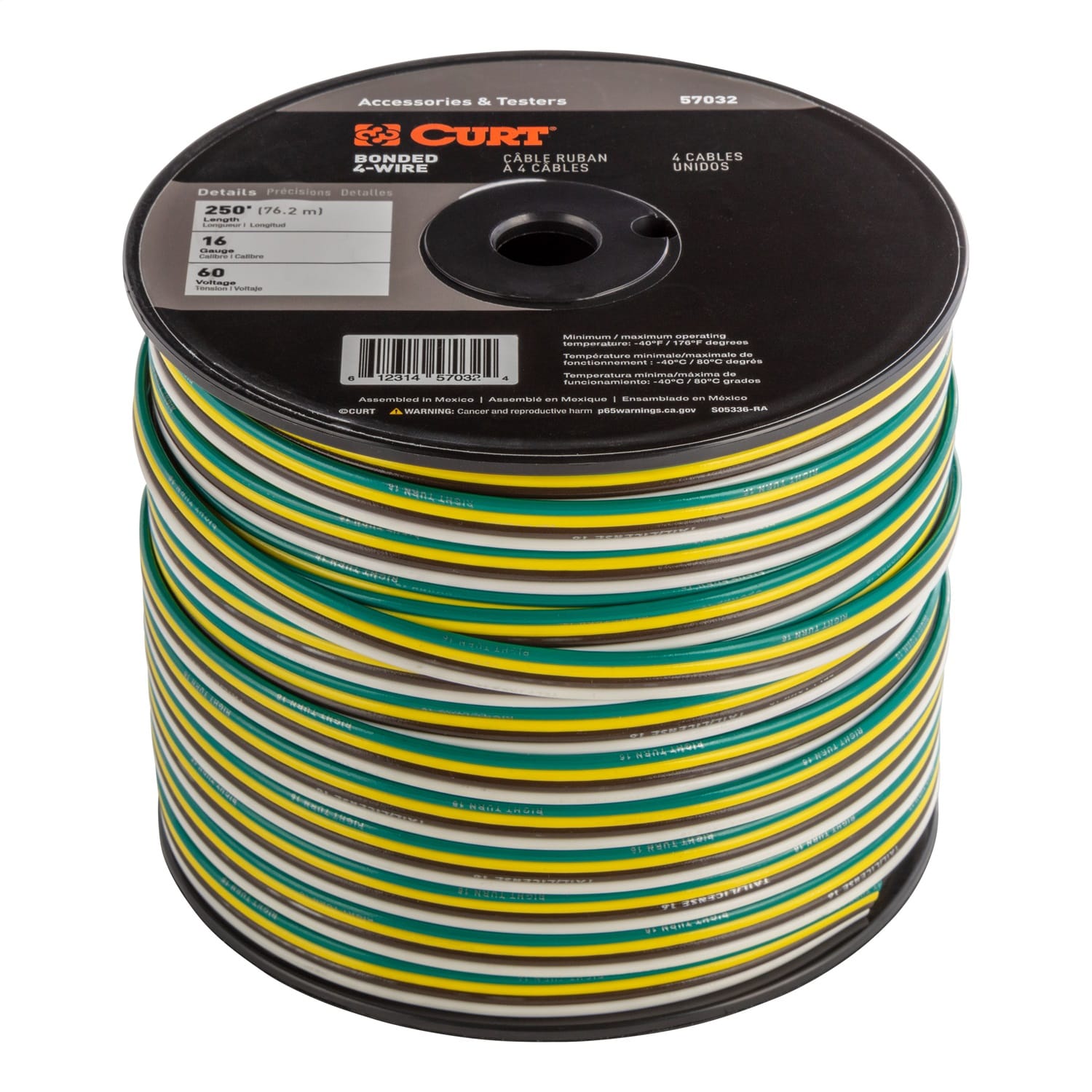 Automotive Primary Wire; 4-Bond White; Brown; Yellow; Green 250ft. Spool thumbnail 2