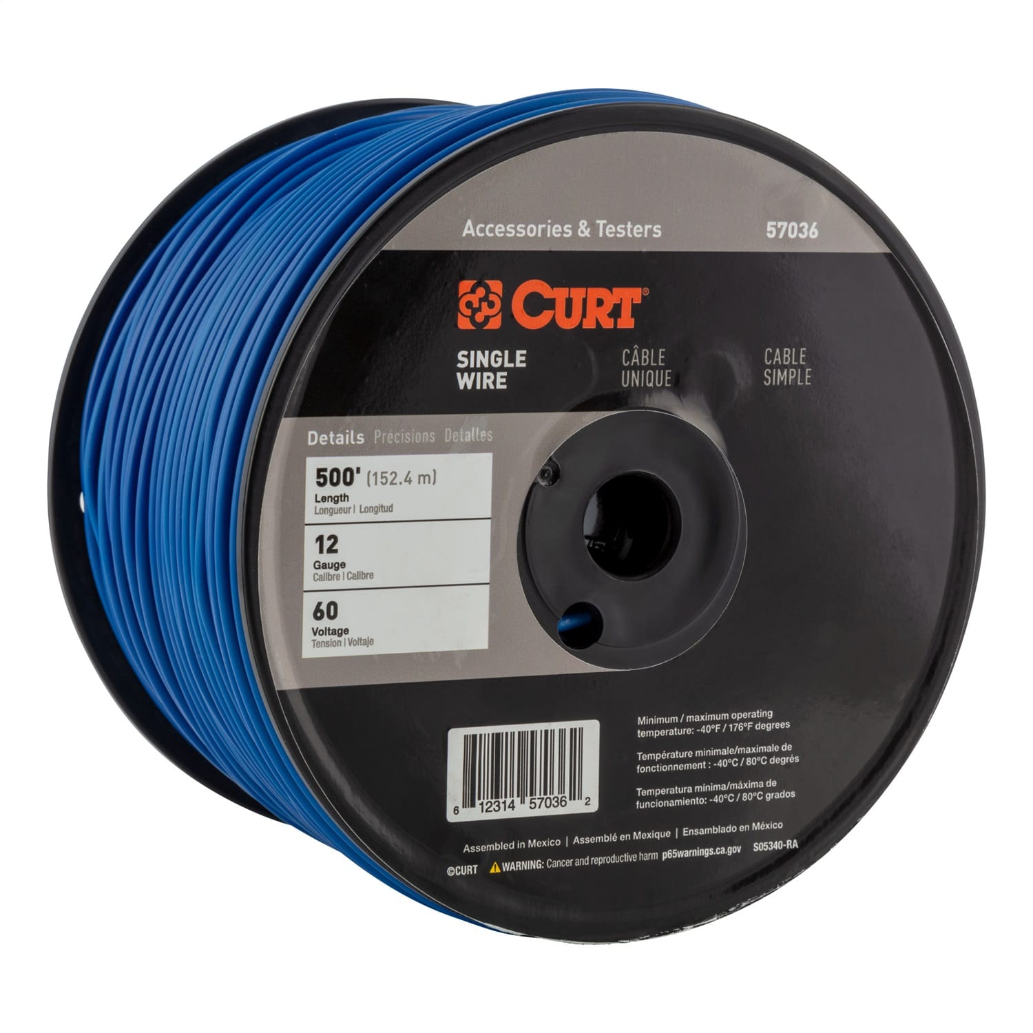 Automotive Primary Wire; Blue 500ft. Spool