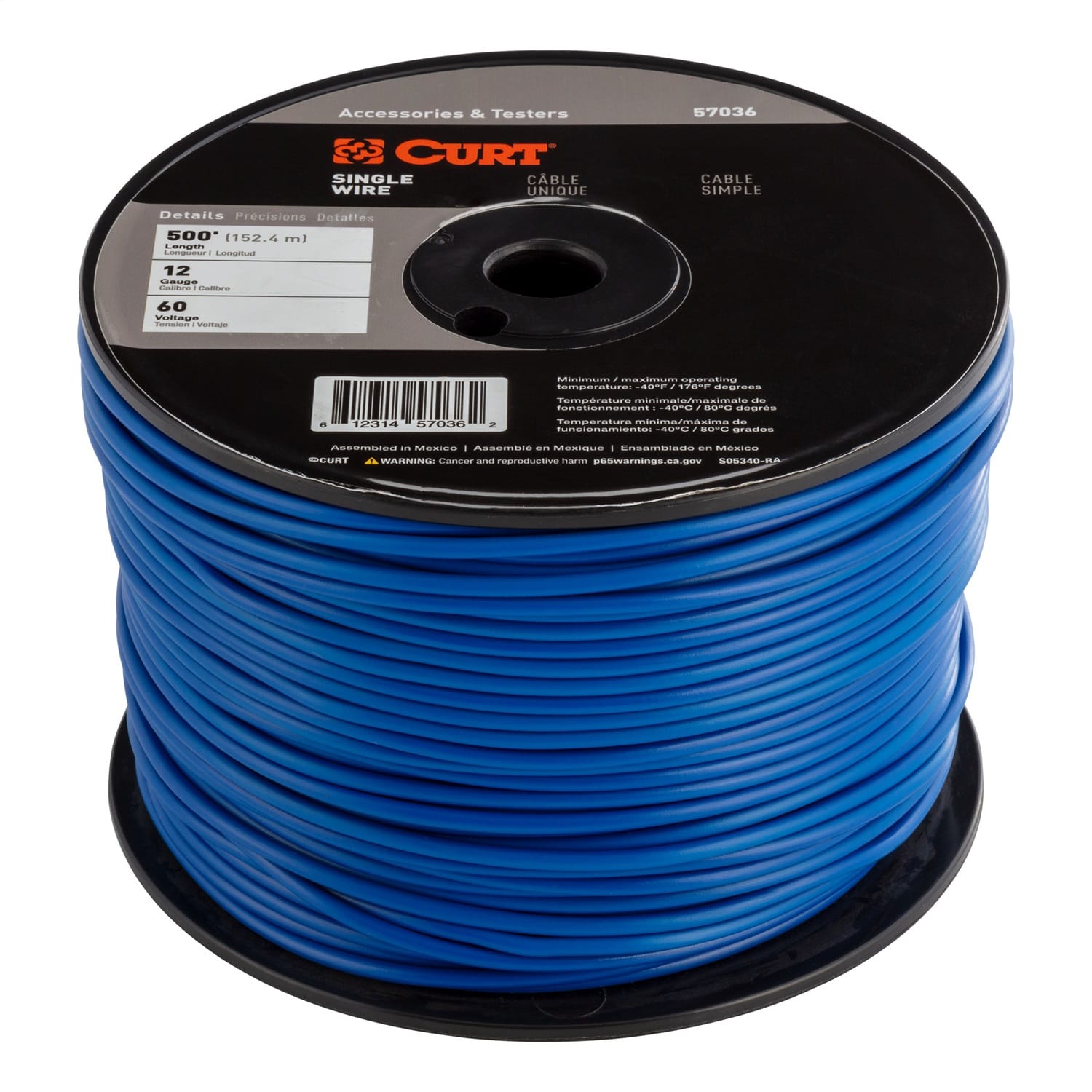 Automotive Primary Wire; Blue 500ft. Spool thumbnail 2