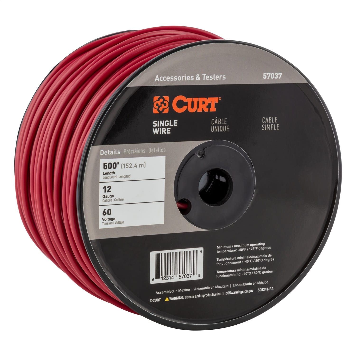 Automotive Primary Wire; Red 500ft. Spool