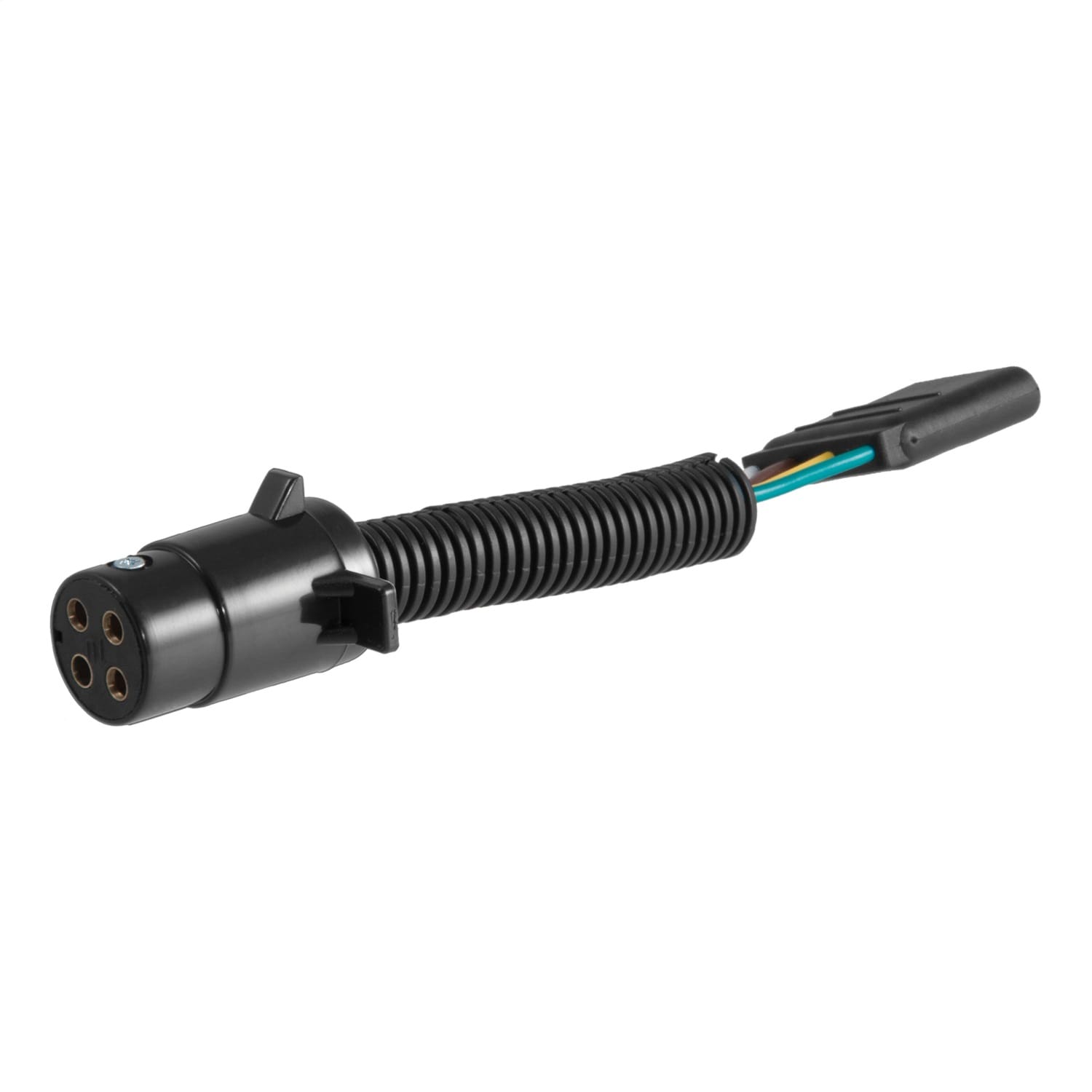 Electrical Adapter (4-Way Round Vehicle to 4-Way Flat Trailer; Packaged) thumbnail 3