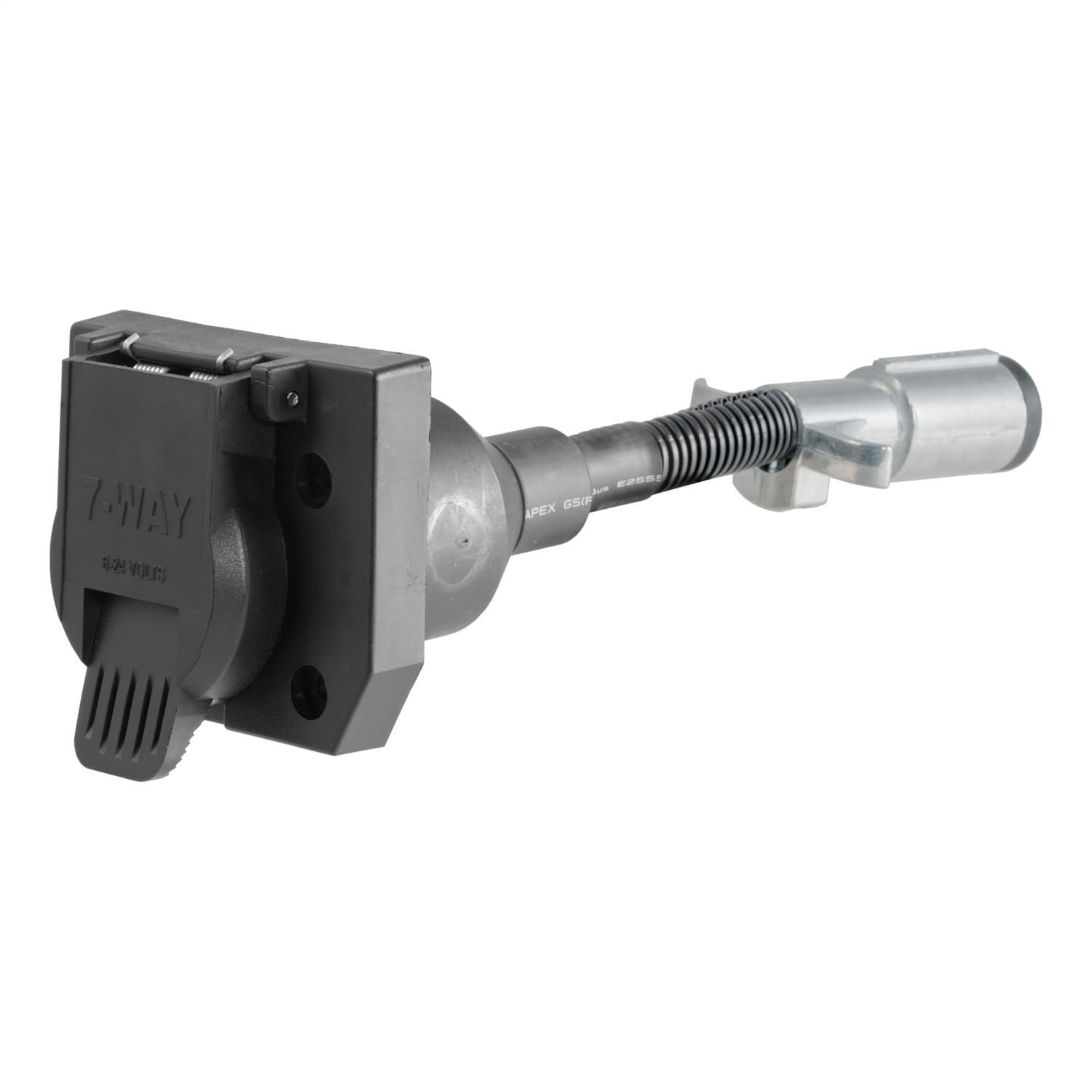 Electrical Adapter (6-Way Round Vehicle to 7-Way RV Blade Trailer) thumbnail 2