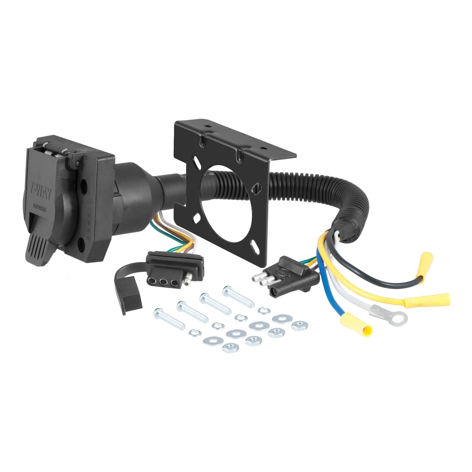 Dual-Output Electrical Adapter (Adds 7-Way RV Blade to 4-Way Flat) thumbnail 2