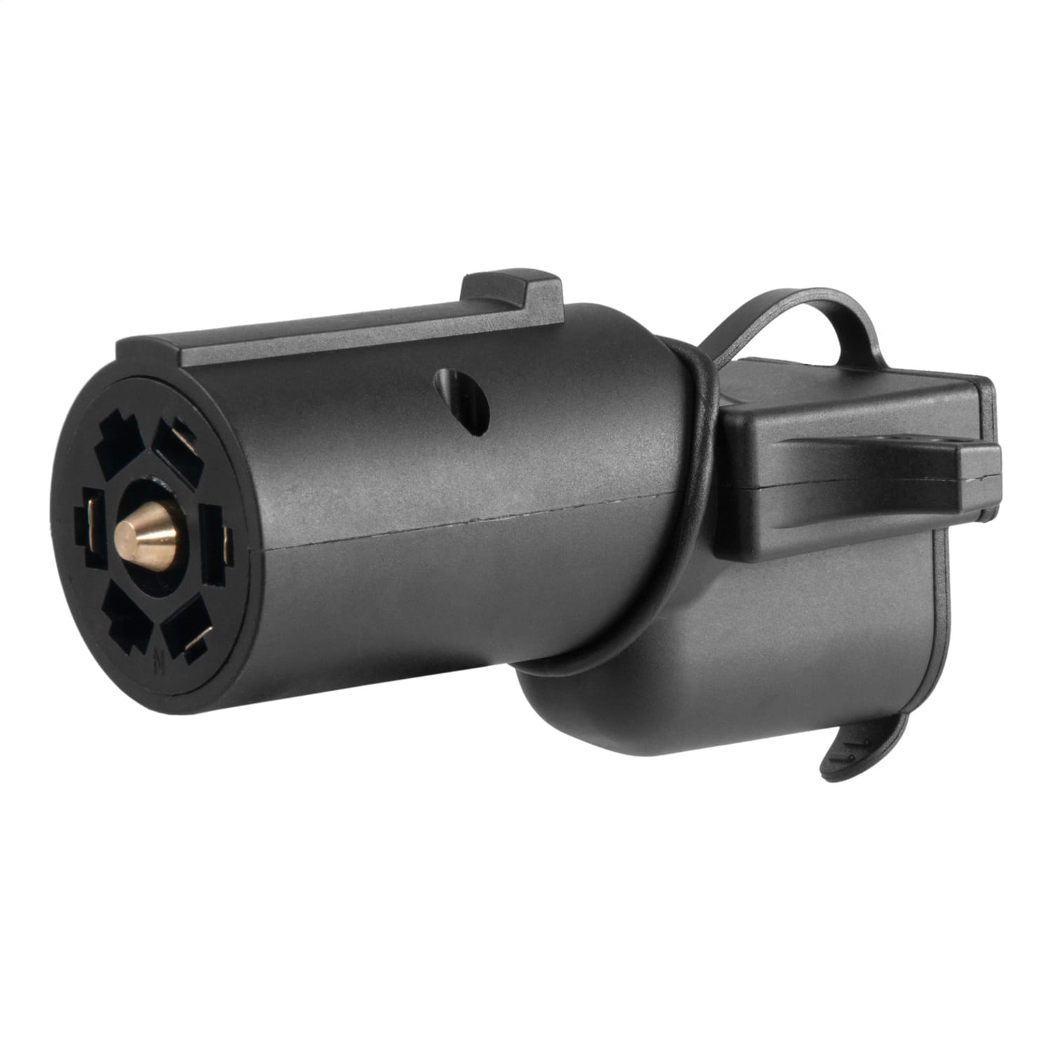 Adapter with Backup Alarm (7-Way RV Blade Vehicle to 4-Way Flat Trailer) thumbnail 2