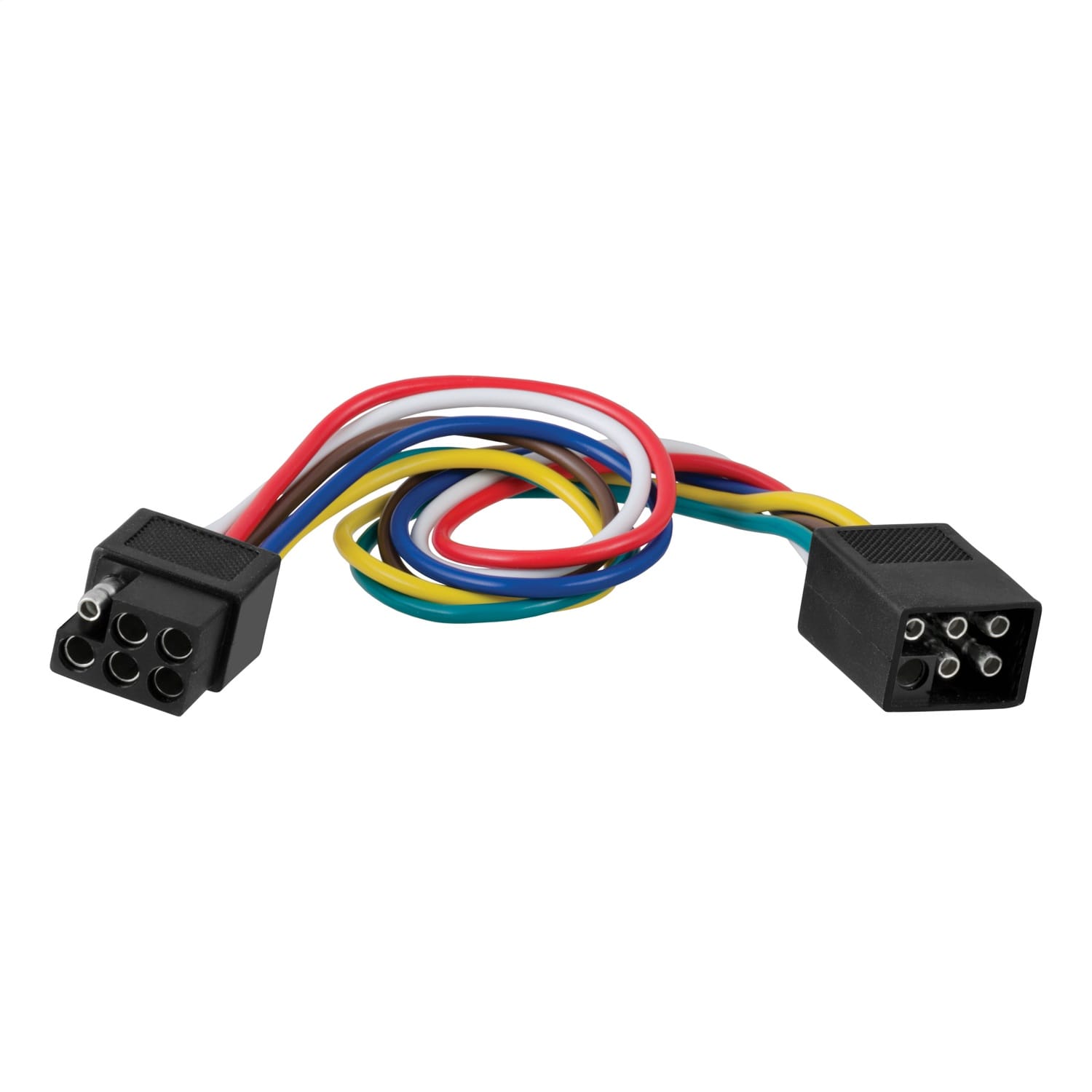 6-Way Square Connector Plug/Socket with 12in. Wires (Packaged) thumbnail 2