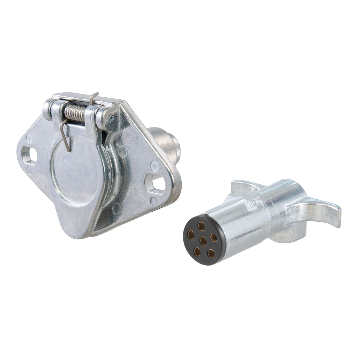 6-Way Round Connector Plug/Socket (Packaged) thumbnail 2