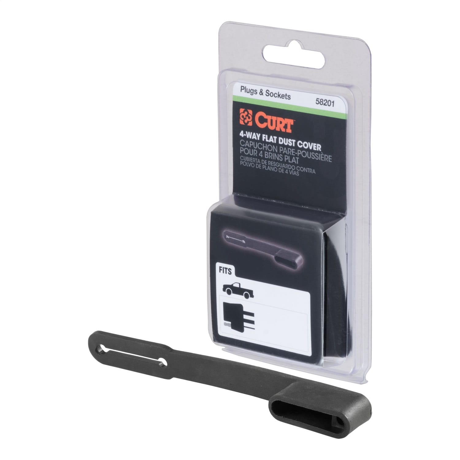 4-Way Flat Connector Dust Cover (Vehicle Side; Packaged) thumbnail 2