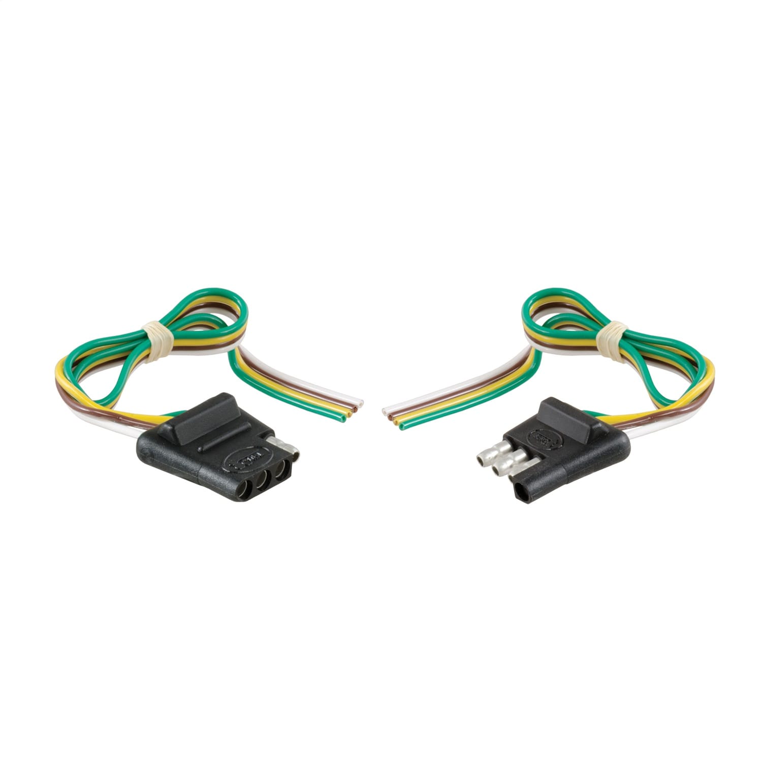 4-Way Flat Connector Plug/Socket with 12in. Wires Each (Packaged) thumbnail 2