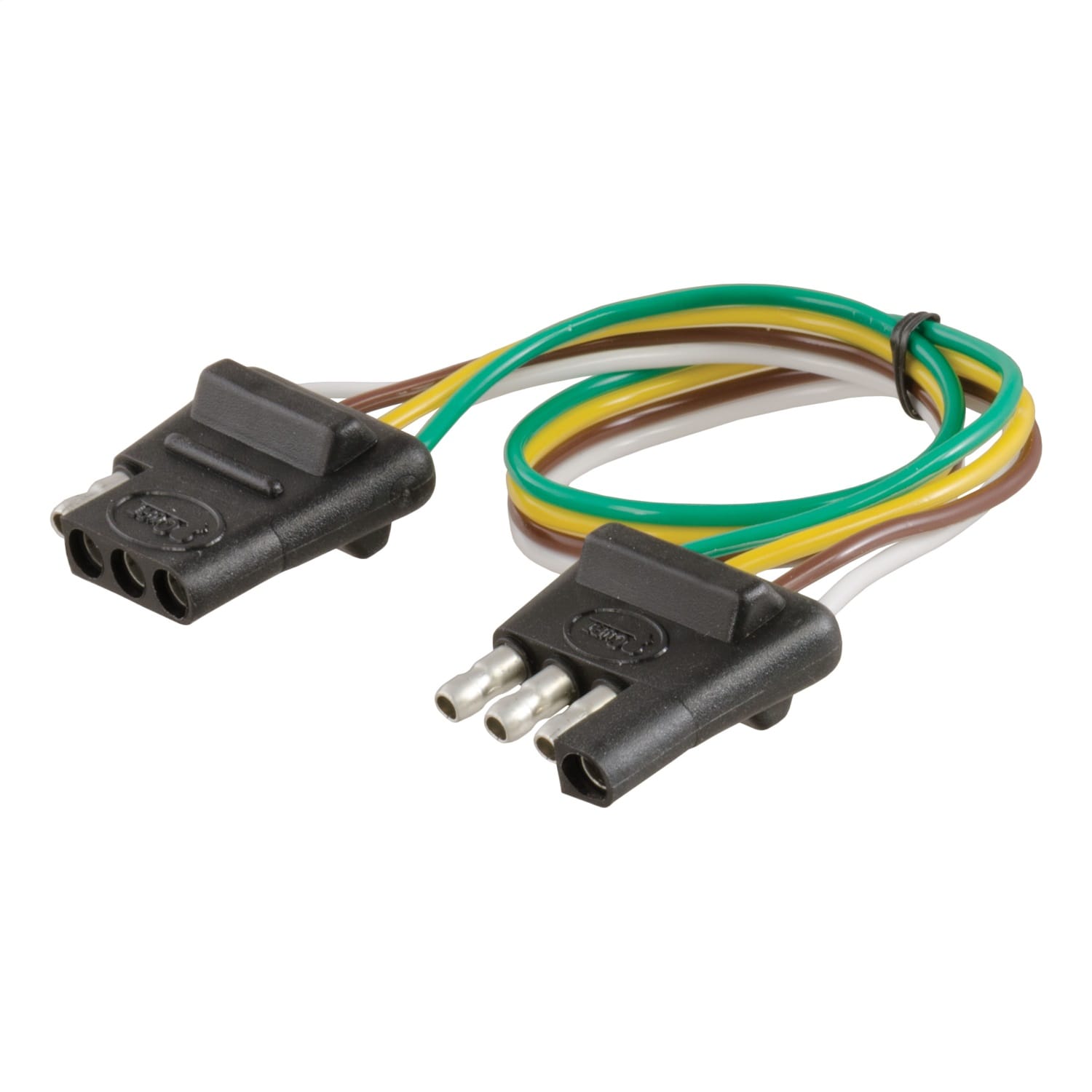 4-Way Flat Connector Plug/Socket with 12in. Wires (Packaged) thumbnail 3