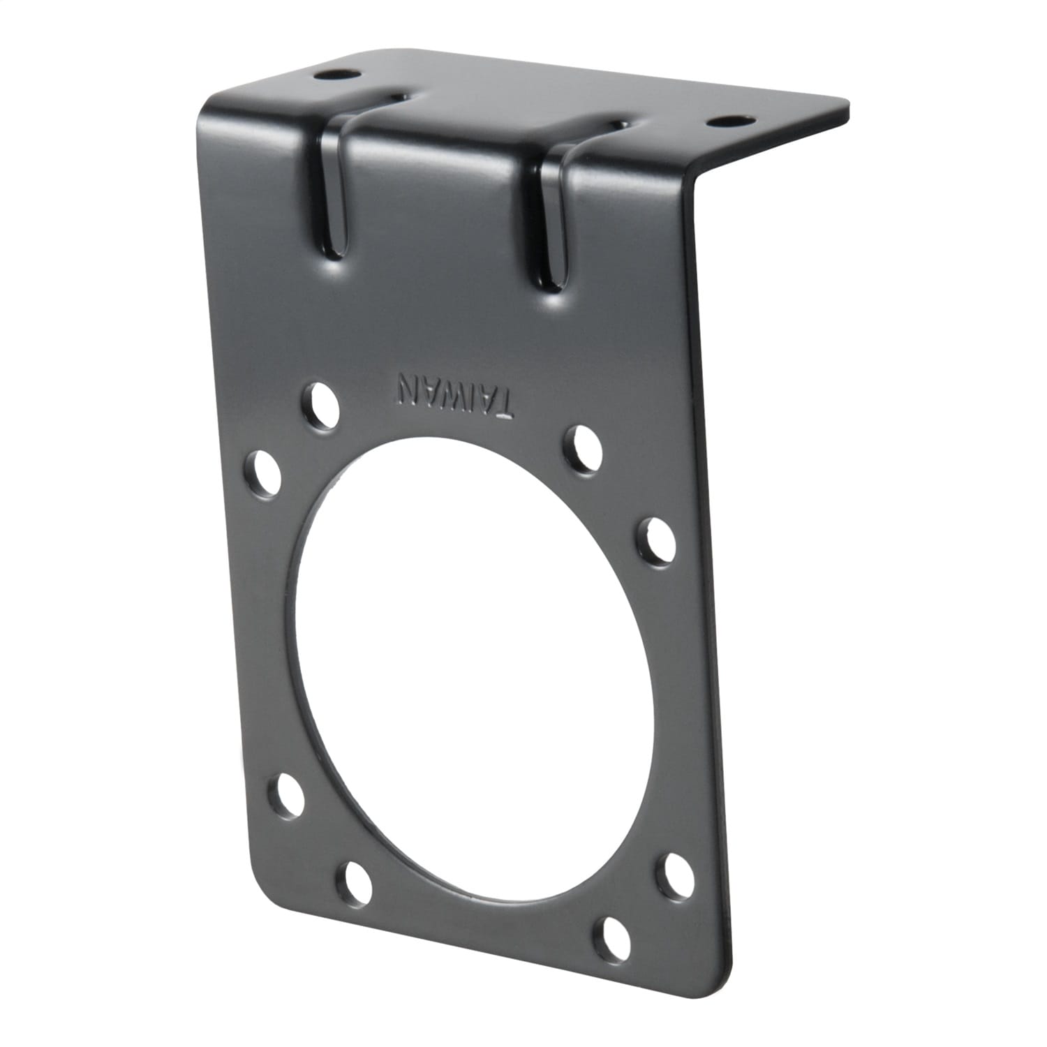 Connector Mounting Bracket for 7-Way RV Blade (Heavy-Duty; Black)