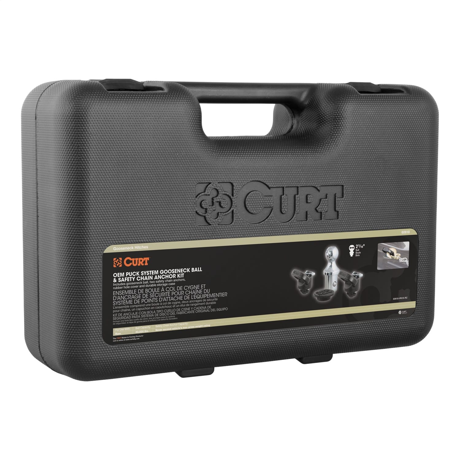 OEM Puck System 2-5/16in. Gooseneck Kit; Ram (30K) thumbnail 4