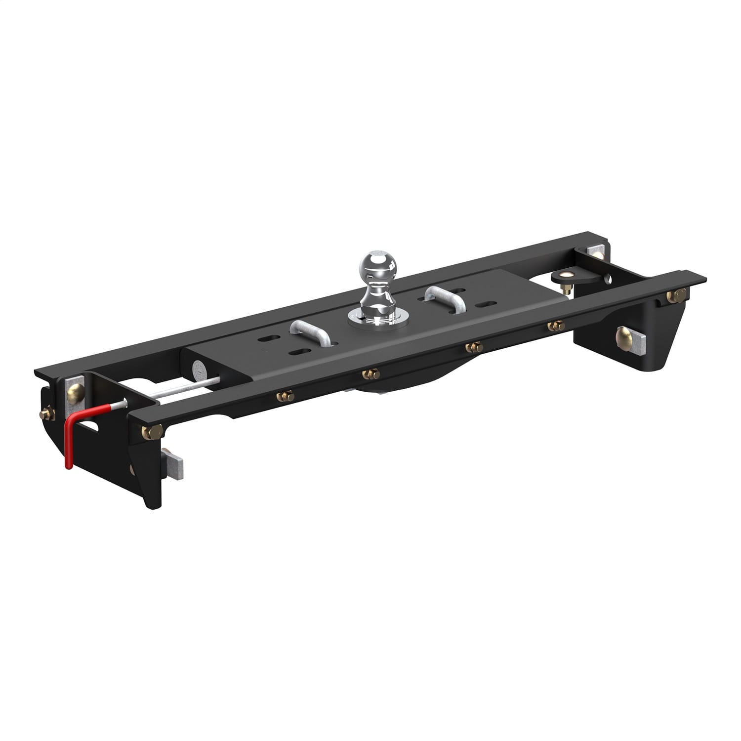 Double Lock EZr Gooseneck Hitch Kit with Brackets; Select Ford F-250; F-350