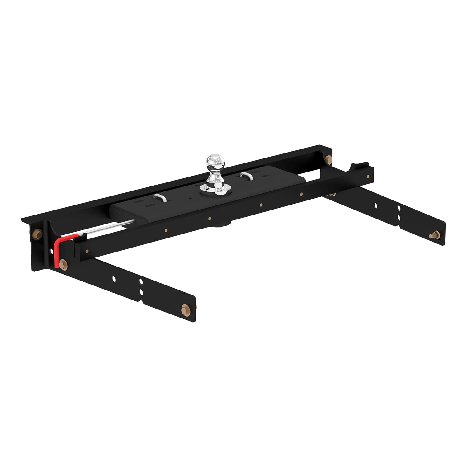 Double Lock Gooseneck Hitch Kit with Brackets; Select Chevrolet; GMC C/K