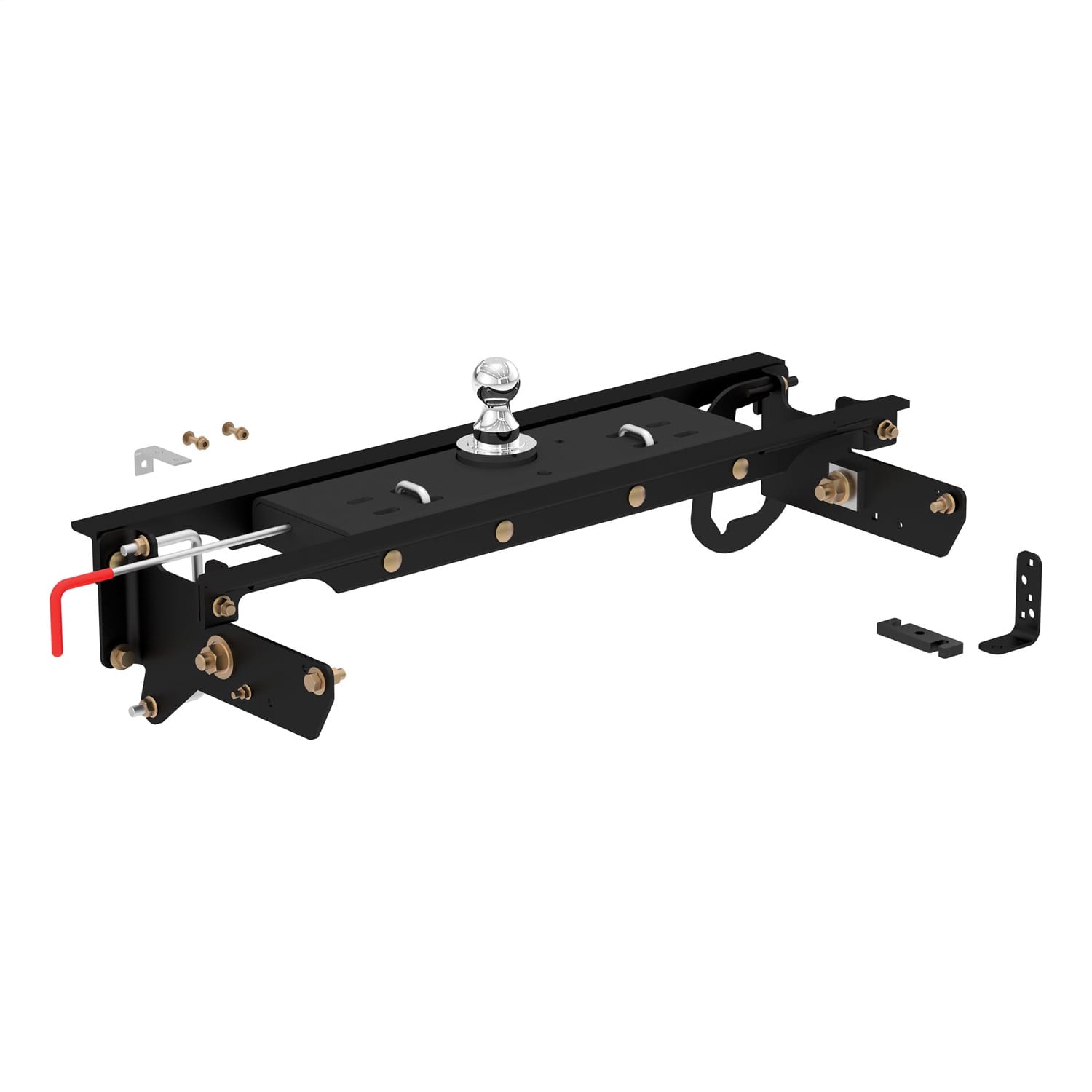 Double Lock Gooseneck Hitch Kit with Brackets; Select Ford F-250; F-350; F-450