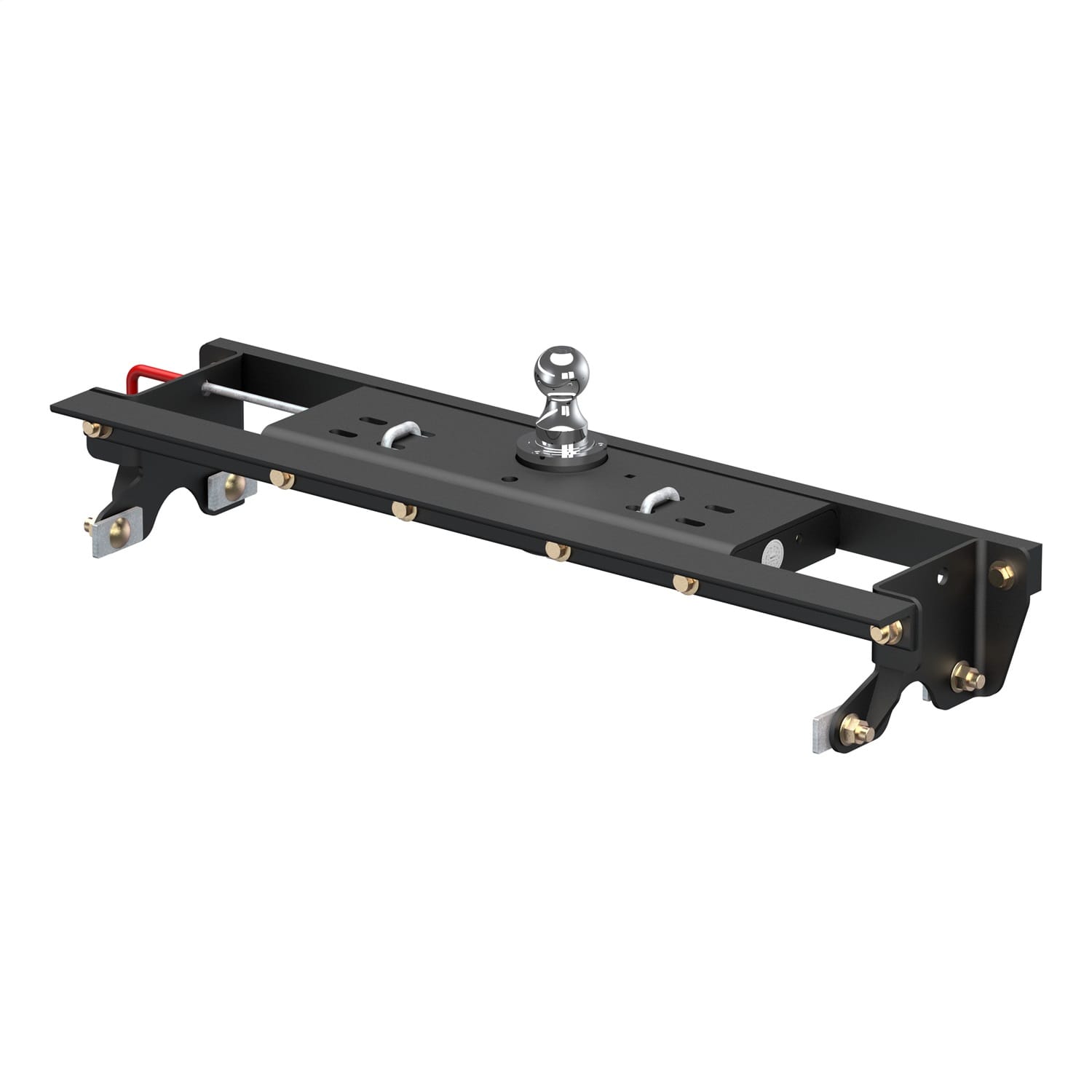 Double Lock Gooseneck Hitch Kit with Brackets; Select Ford F-150