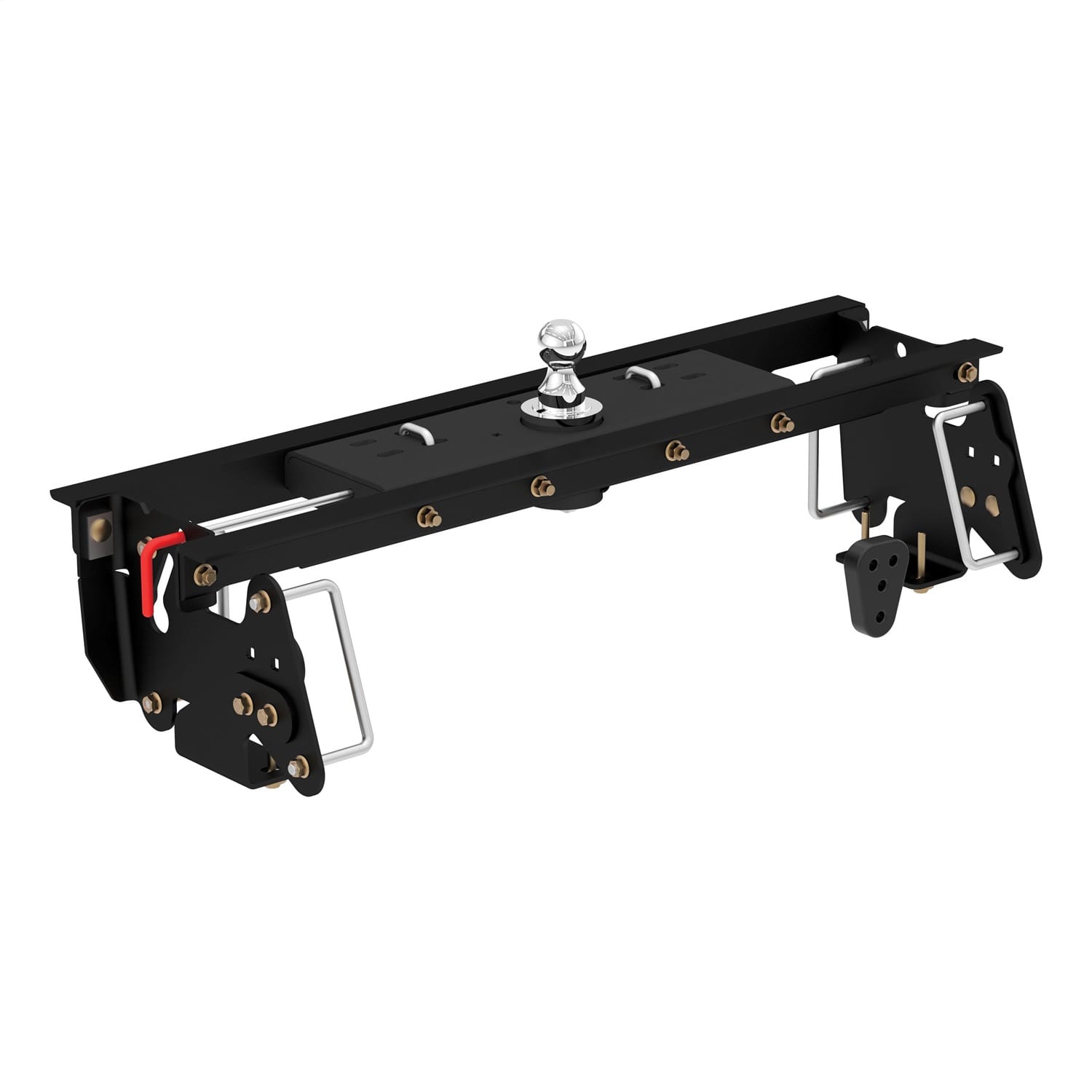 Double Lock Gooseneck Hitch Kit with Brackets; Select Dodge; Ram 2500; 3500
