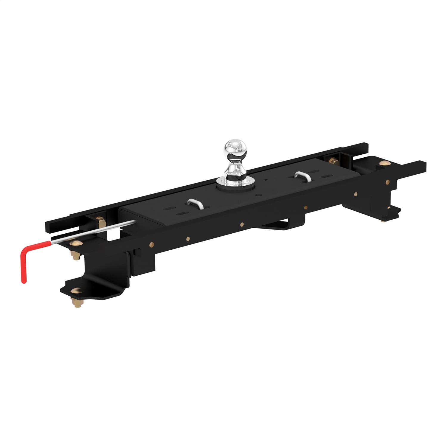 Double Lock Gooseneck Hitch Kit with Brackets; Select Toyota Tundra; 6.5ft. Bed