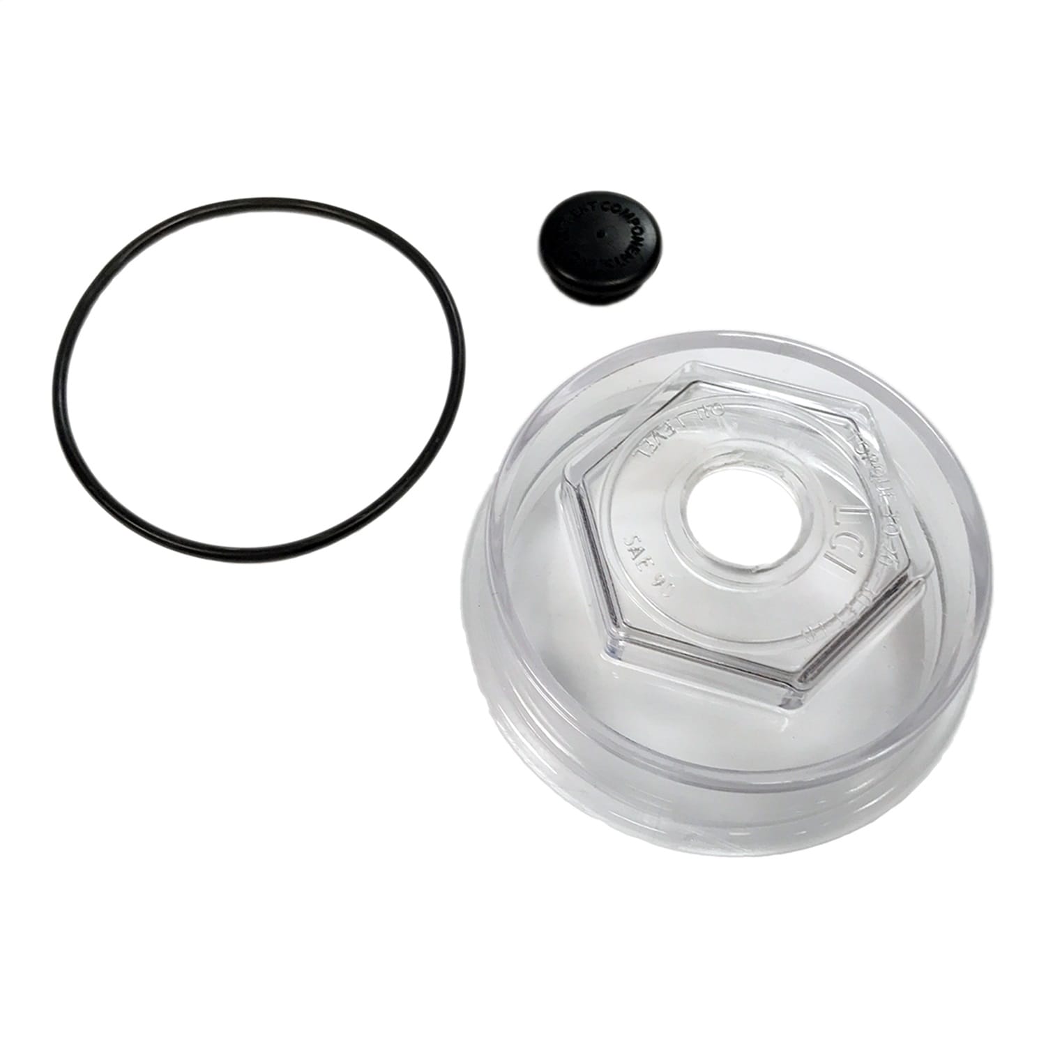 Trailer Axle Oil and Dust Cap-10;000 to 16;000 lbs. Clear thumbnail 3