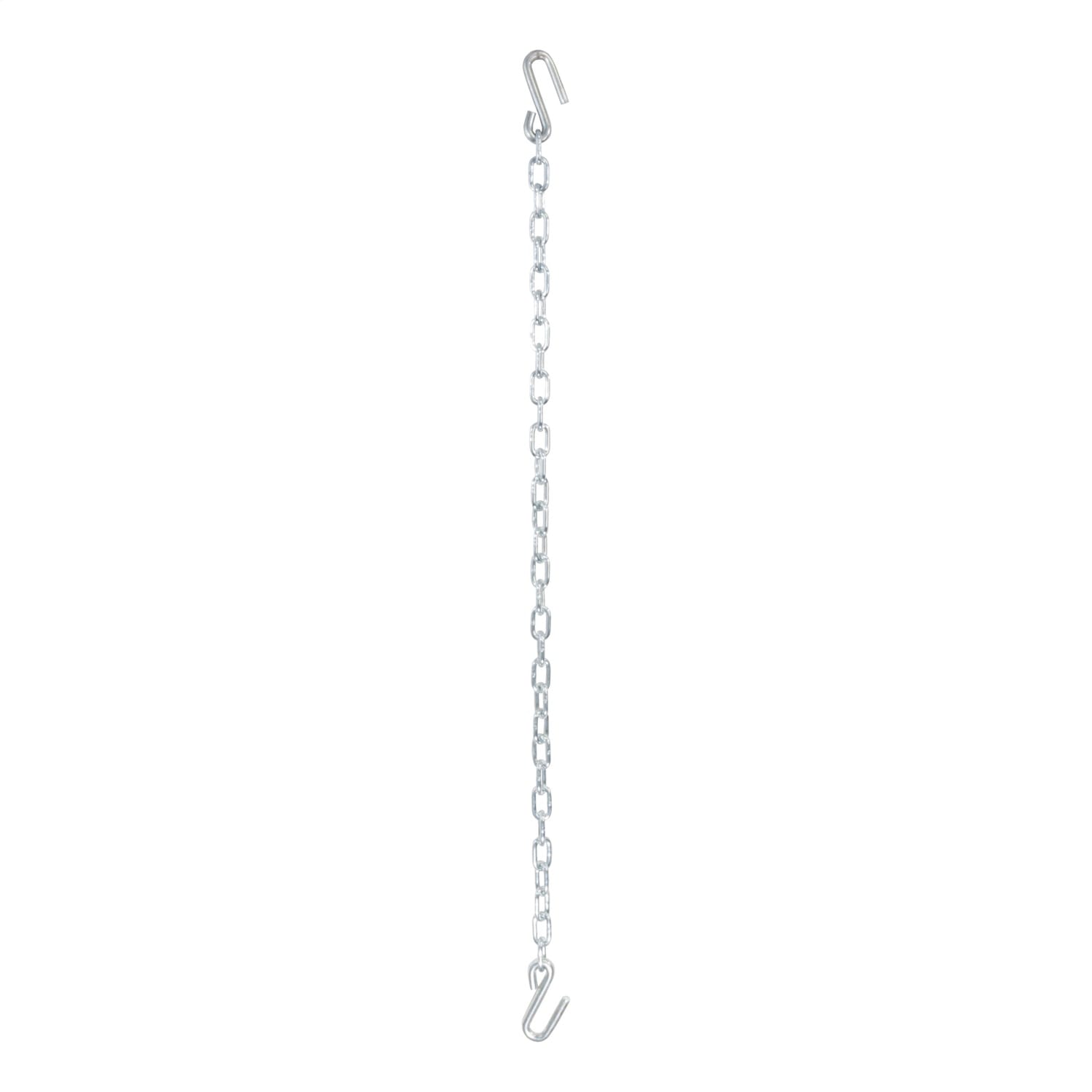 48in. Safety Chain with 2 S-Hooks (5;000 lbs; Clear Zinc; Packaged) thumbnail 3