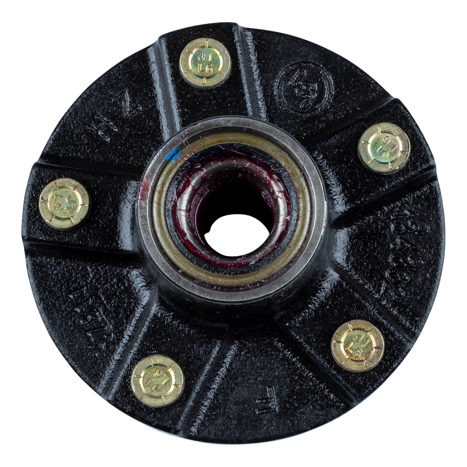 Idler Hub Assembly; 5 on 4.5in.; 5.5in. Hub Flange-2;200 lbs. (Fully Assembled) thumbnail 2