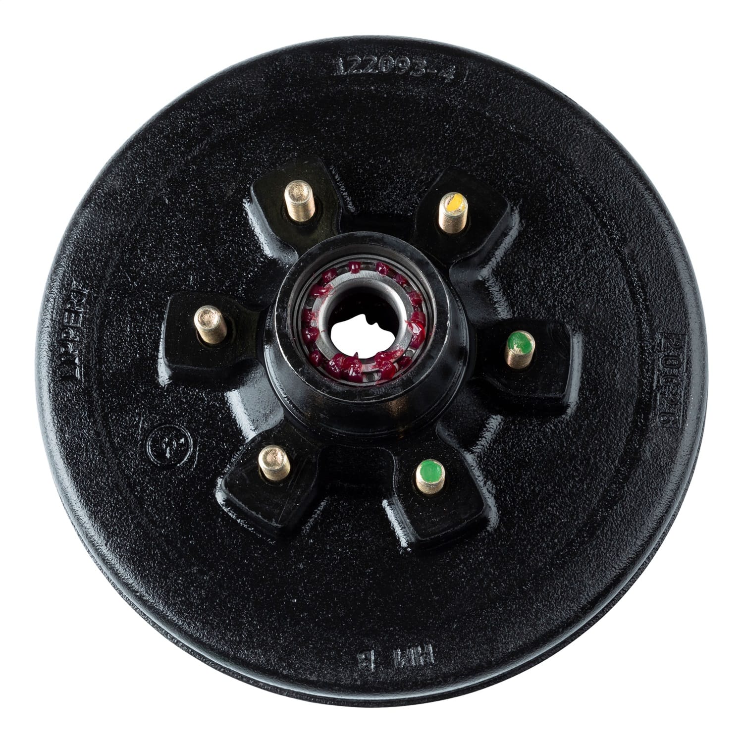 12in. RV Brake Drum Hub for 6;000-lb Axle-6 on 5.5in.; 1/2in. Stud (Fully Assemb