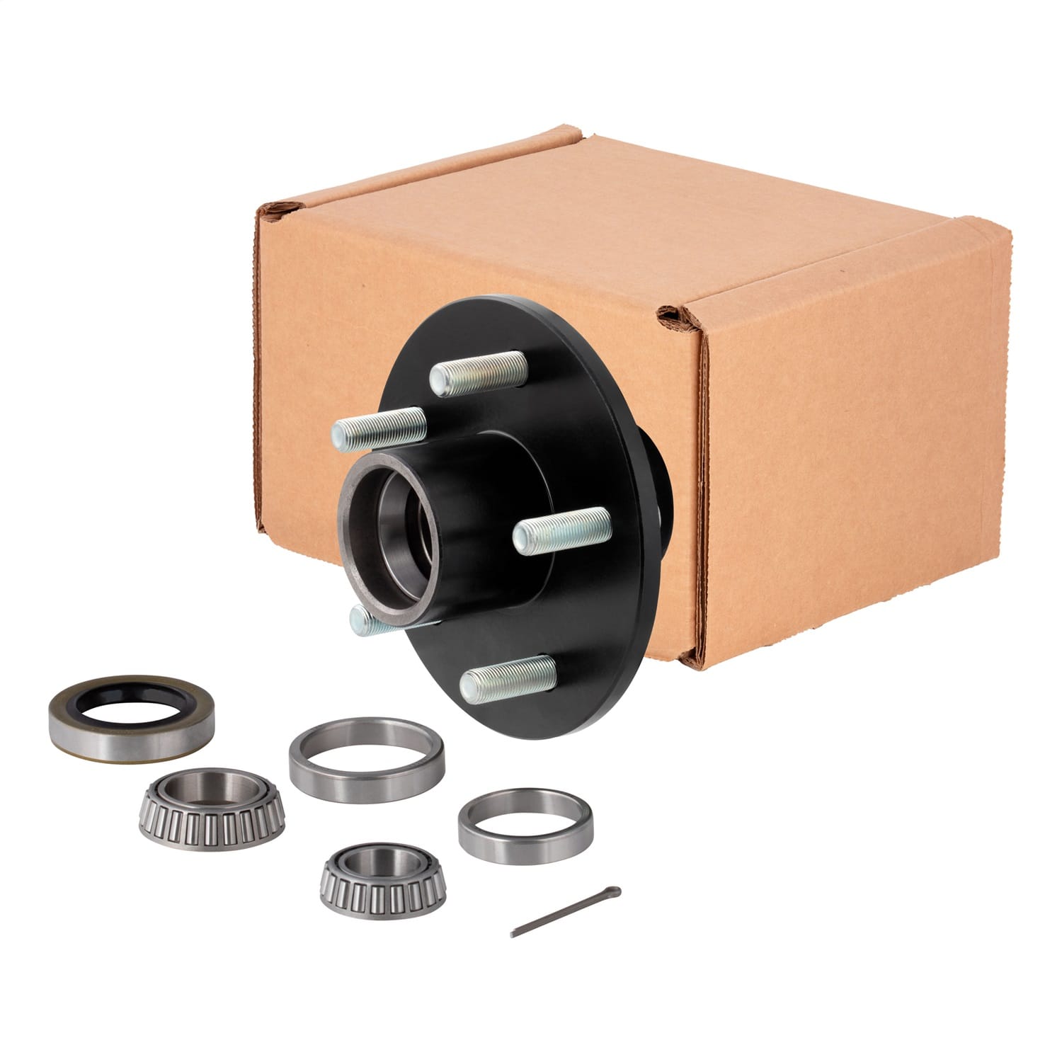 Idler Hub with Bearing Kit (Not Installed); 2;200-lb. Axles; 12in. Stud Size