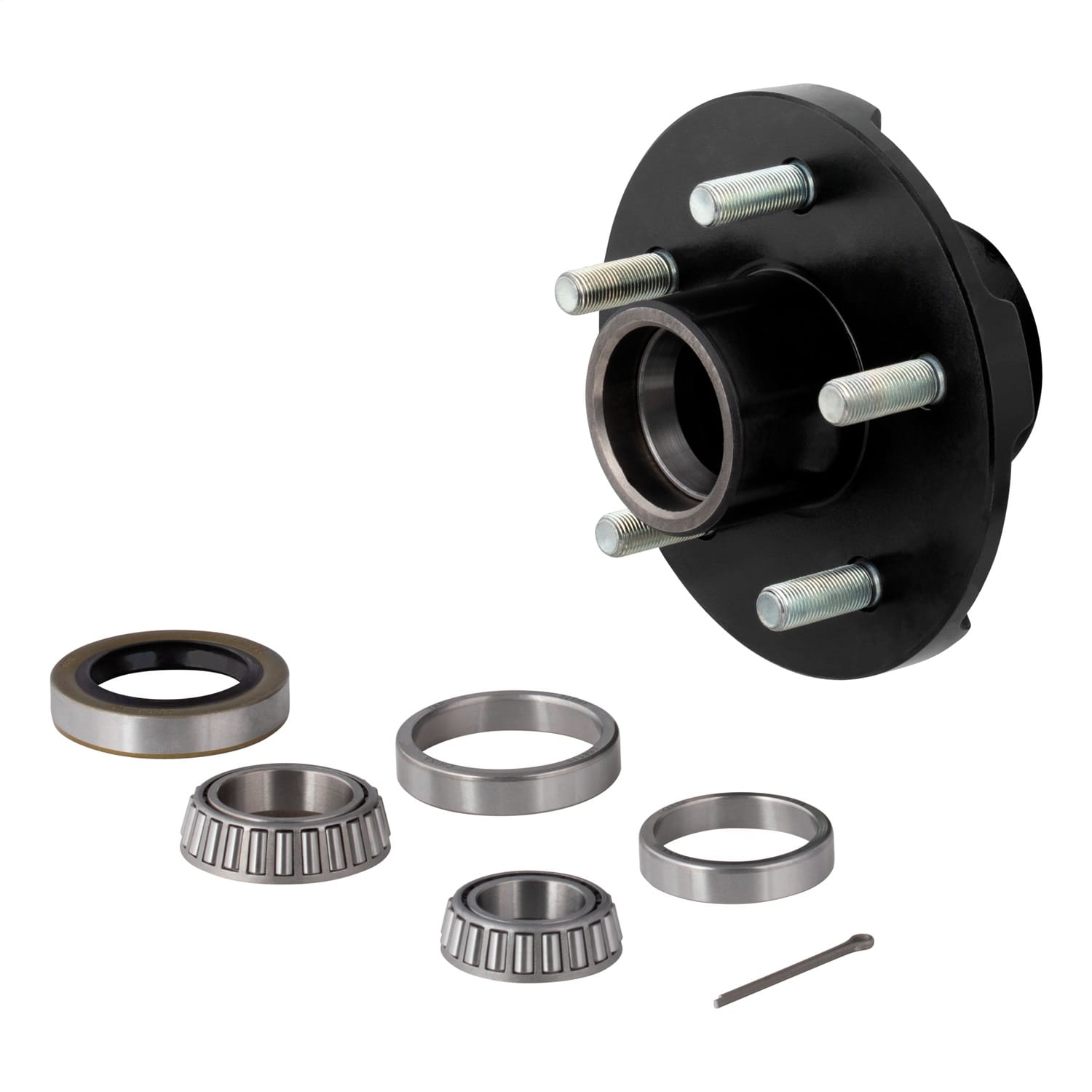 Idler Hub with Bearing Kit (Not Installed); 3;500-lb. Axles; 1/2in. Stud Size thumbnail 7