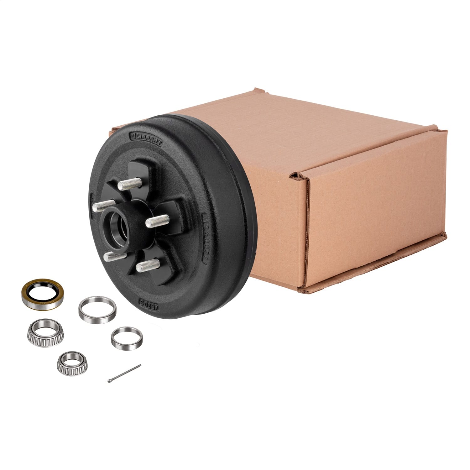 10in. Brake Hub with Bearing Kit; 3;500-lb. Axles; 5 on 4-1/2in. Bolt Pattern