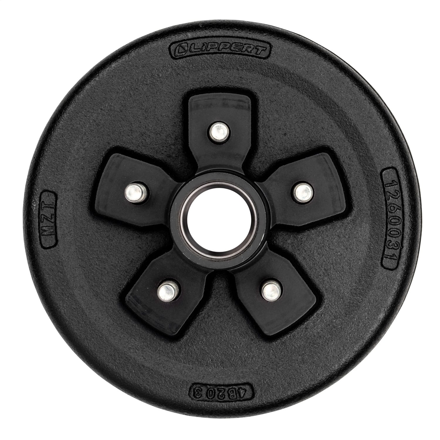 10in. Brake Hub with Bearing Kit; 3;500-lb. Axles; 5 on 4-1/2in. Bolt Pattern thumbnail 3