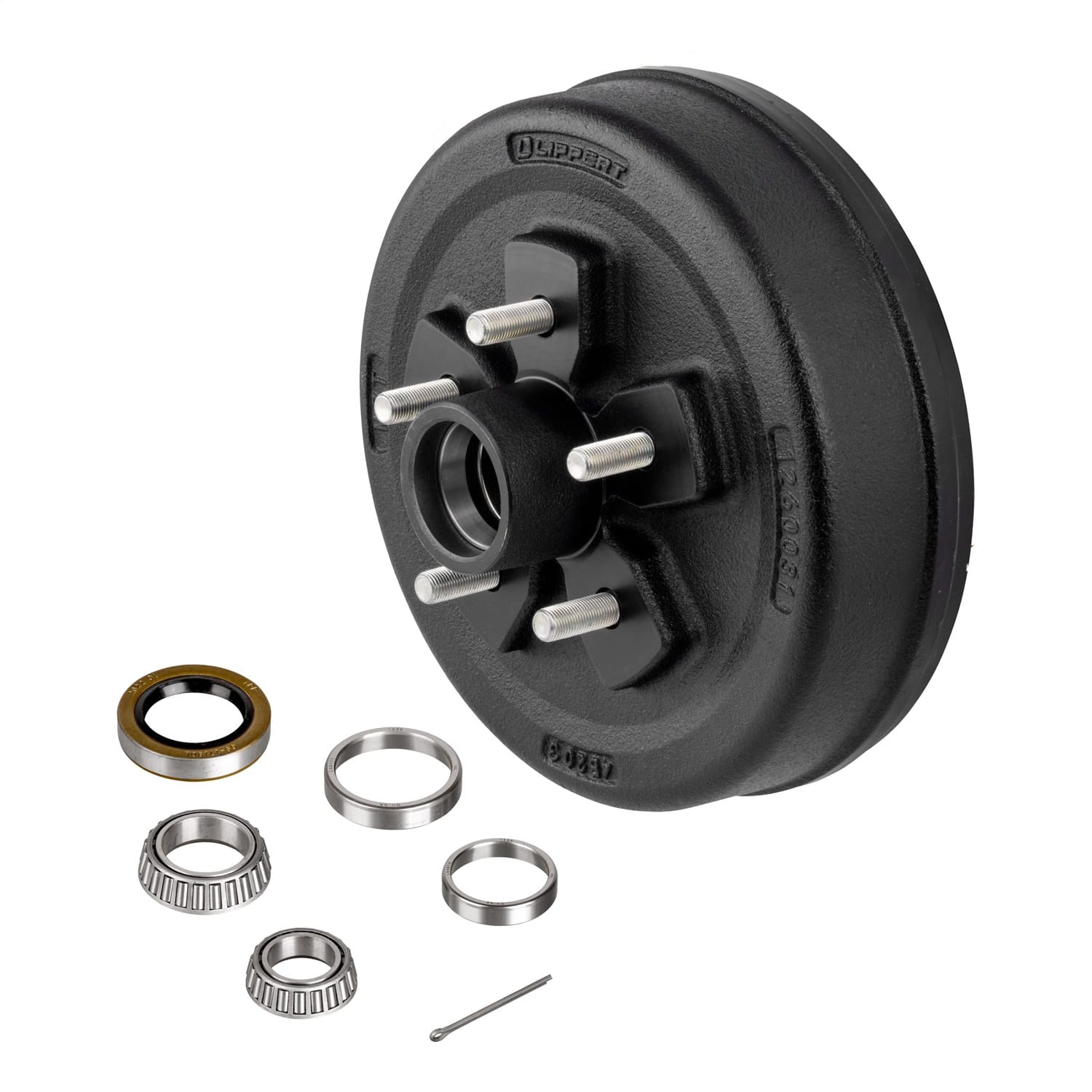 10in. Brake Hub with Bearing Kit; 3;500-lb. Axles; 5 on 4-1/2in. Bolt Pattern thumbnail 7