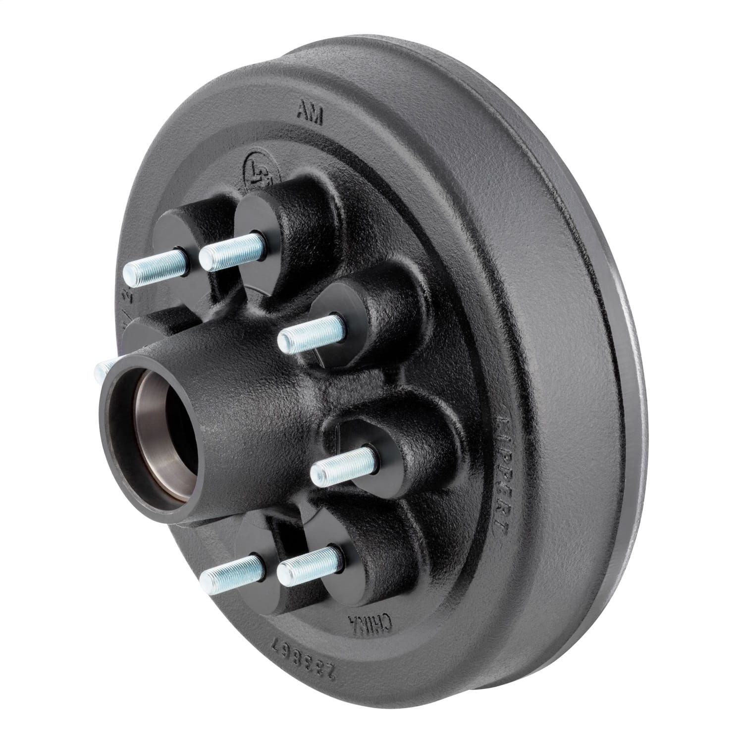 12in. Brake Hub with Bearing Kit; 7;000-lb. Axles; 8 on 6-1/2in. Bolt Pattern thumbnail 2
