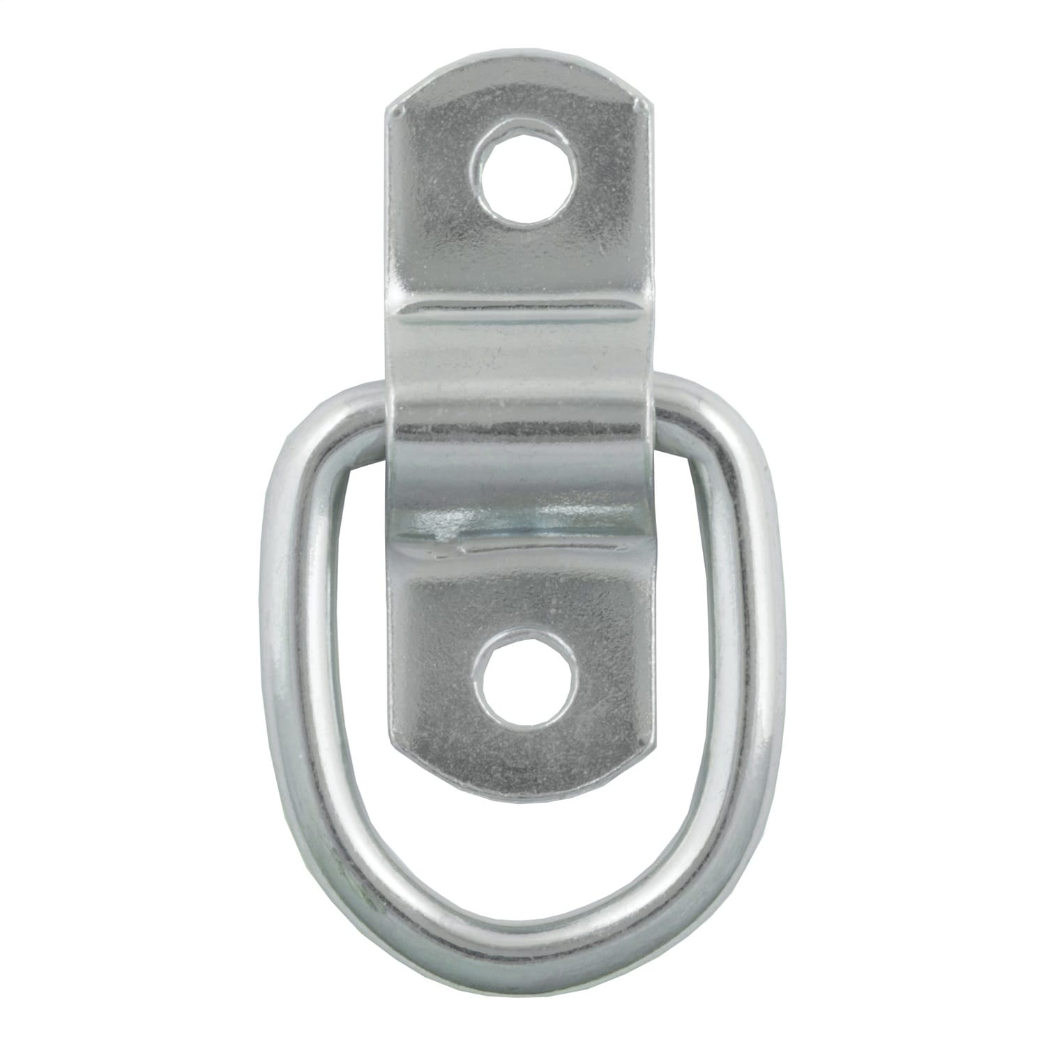 1in. x 1-1/4in. Surface-Mounted Tie-Down D-Ring (1;200 lbs; Clear Zinc)