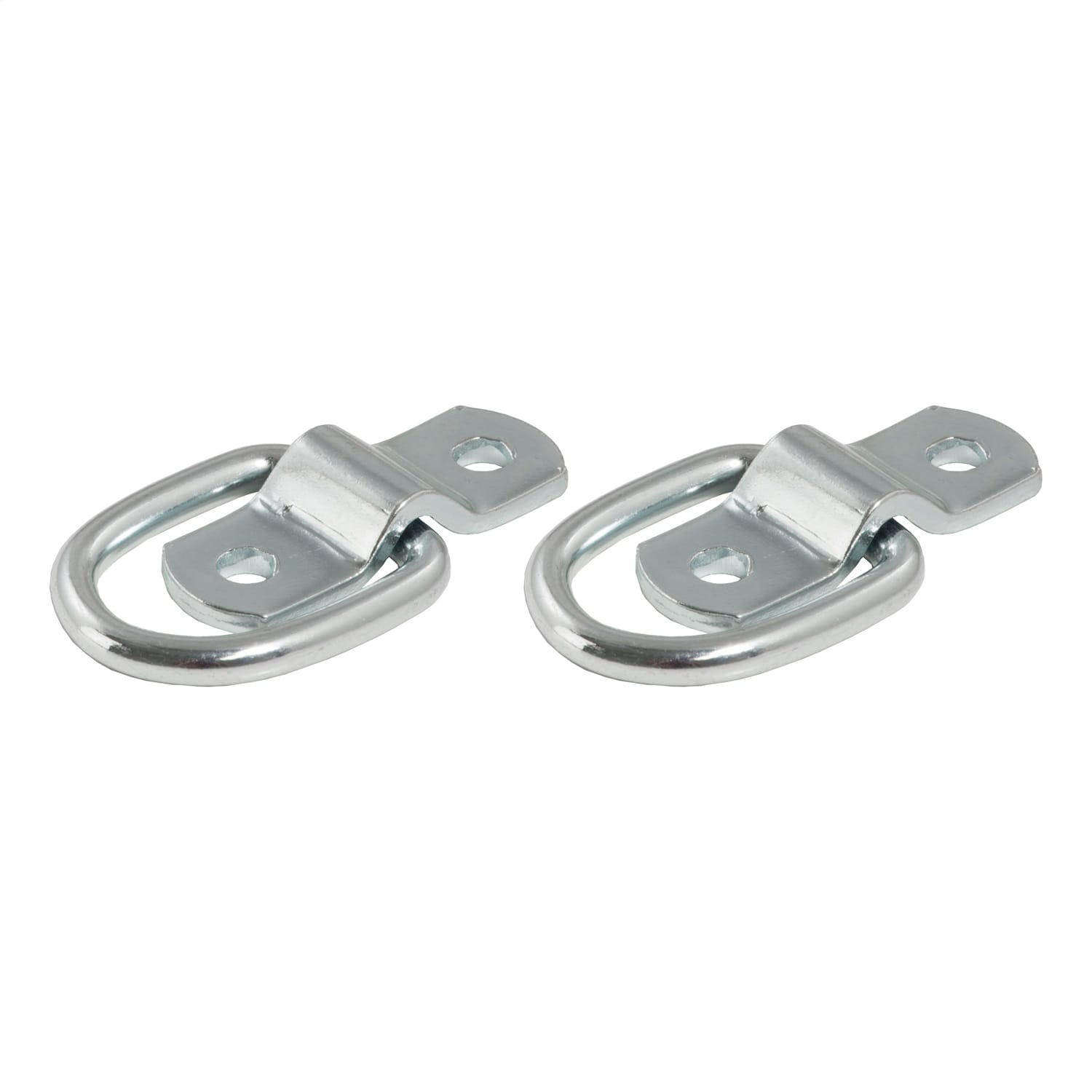 1in. x 1-1/4in. Surface-Mounted Tie-Down D-Rings (1;200 lbs; Clear Zinc; 2-Pack) thumbnail 3