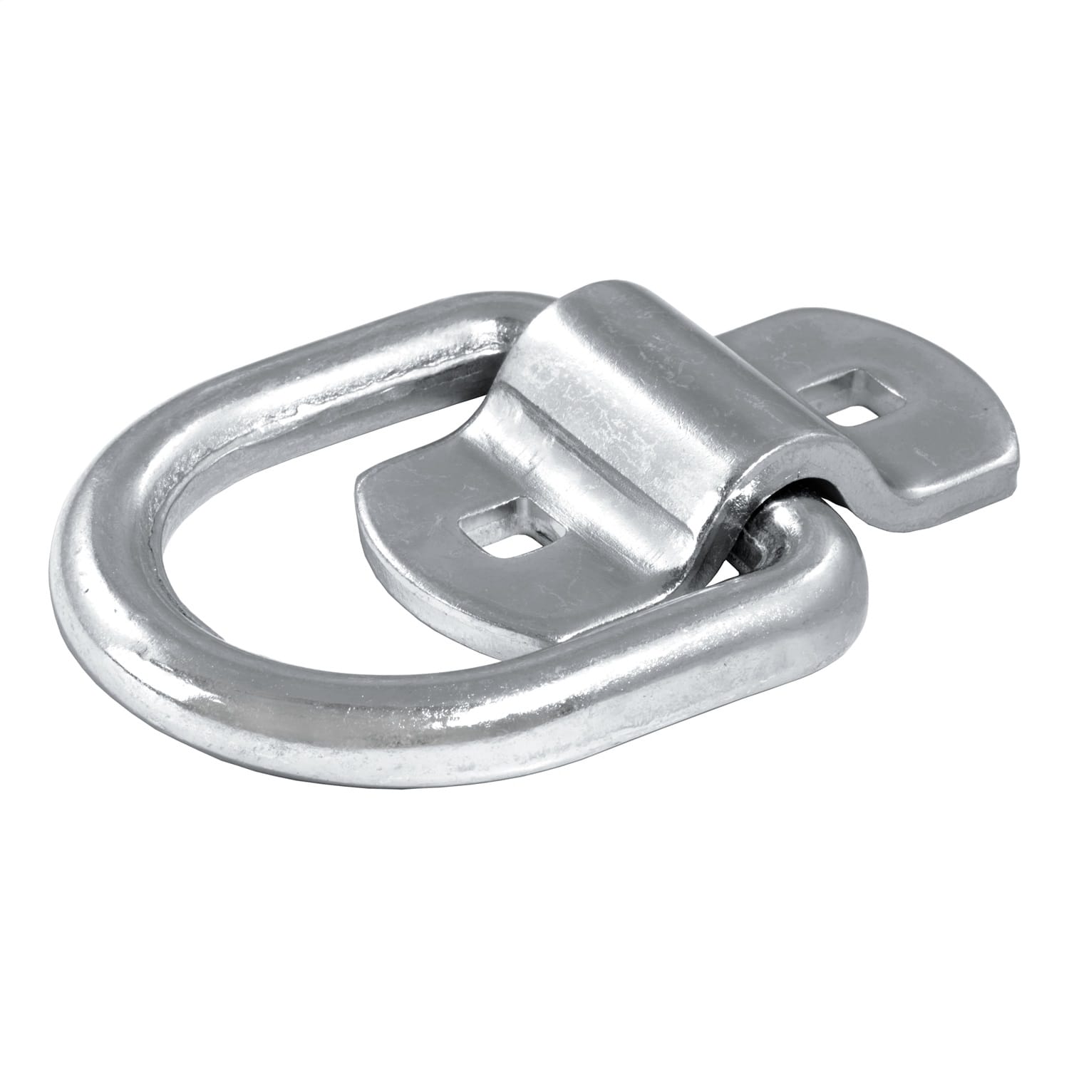 3in. x 3in. Surface-Mounted Tie-Down D-Ring (3;600 lbs; Clear Zinc) thumbnail 2