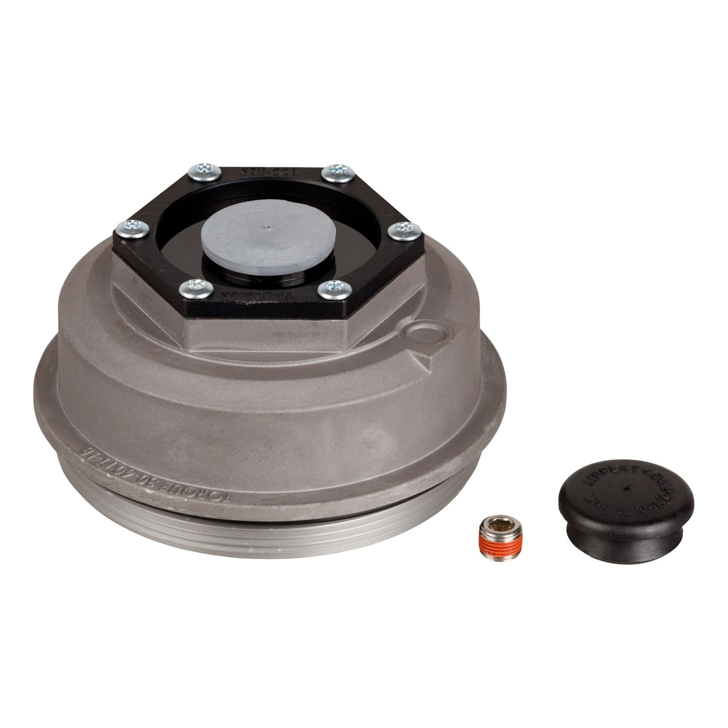Threaded Dust Cap with Rubber Plug; O-Ring; 4in. Diameter; 10;000-16;000-lb. Axl