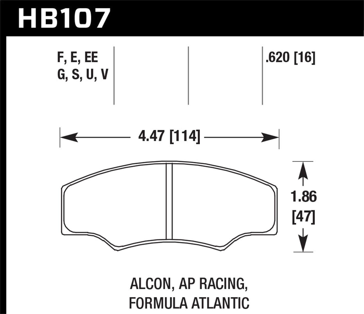 ER-1 Disc Brake Pad