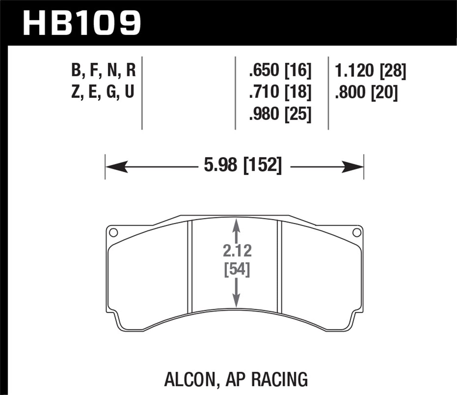 HPS 5.0 Disc Brake Pad
