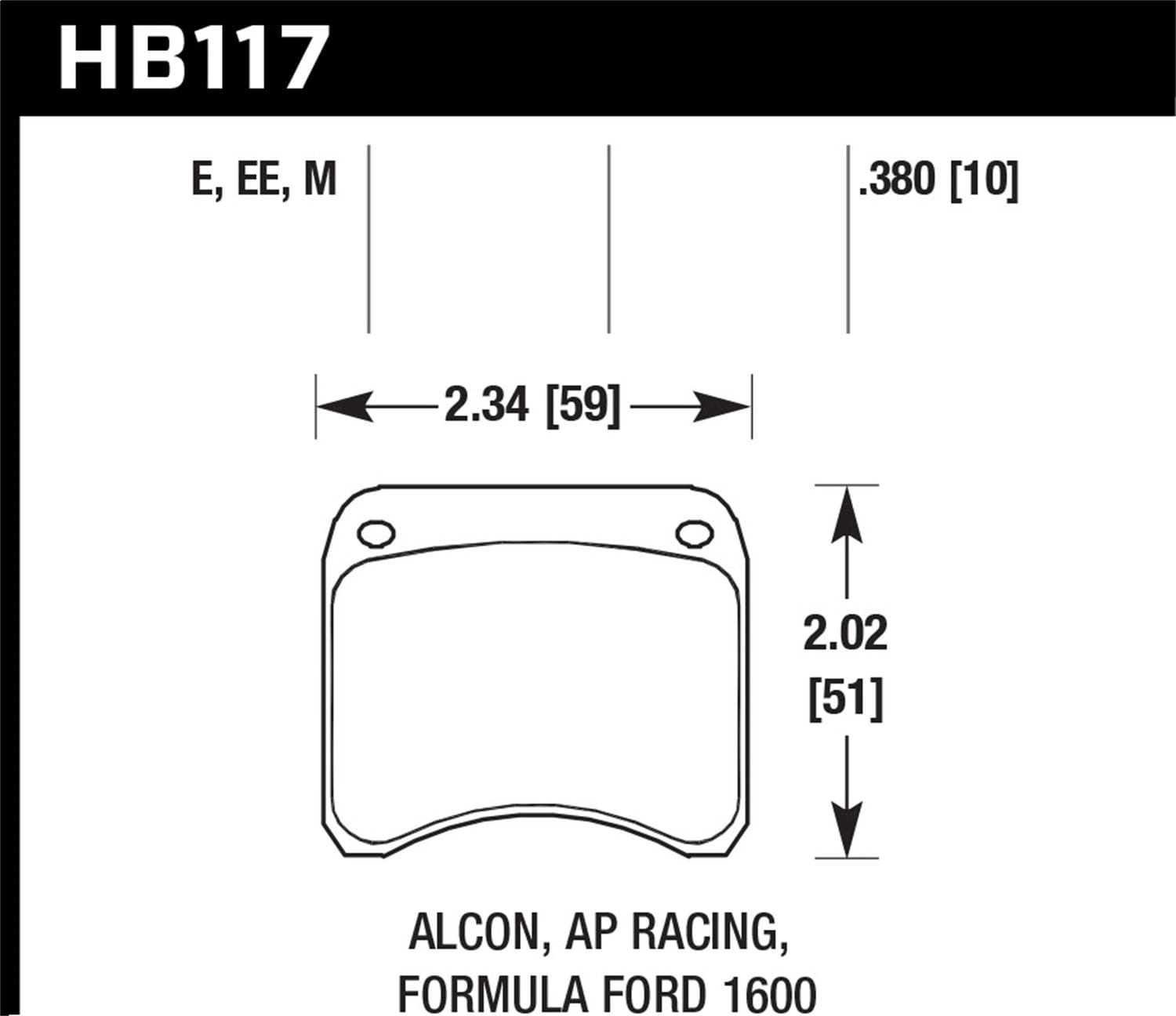 ER-1 Disc Brake Pad